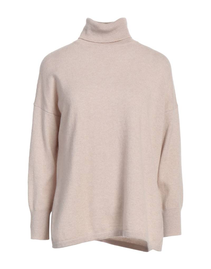 BASE MILANO Rollkragenpullover Damen Beige von BASE MILANO