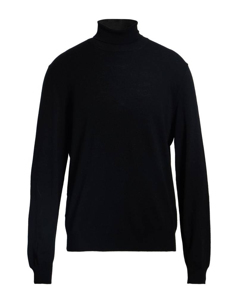 BASE MILANO Rollkragenpullover Herren Schwarz von BASE MILANO