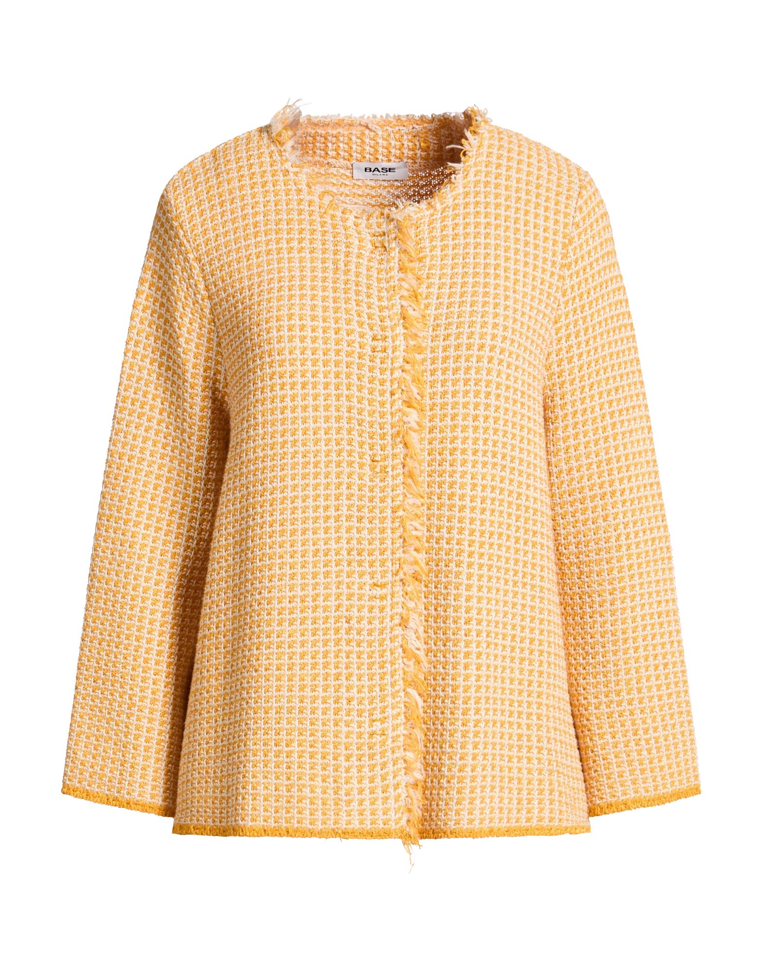 BASE MILANO Strickjacke Damen Ringelblume von BASE MILANO