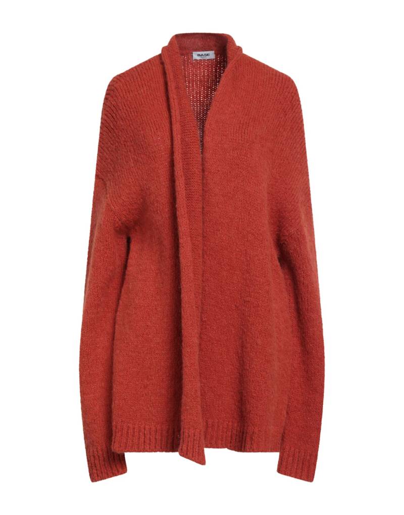 BASE MILANO Strickjacke Damen Rostrot von BASE MILANO