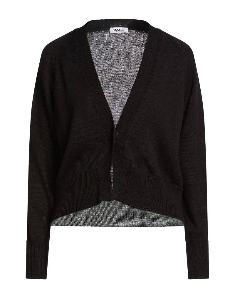 BASE MILANO Strickjacke Damen Schwarz von BASE MILANO