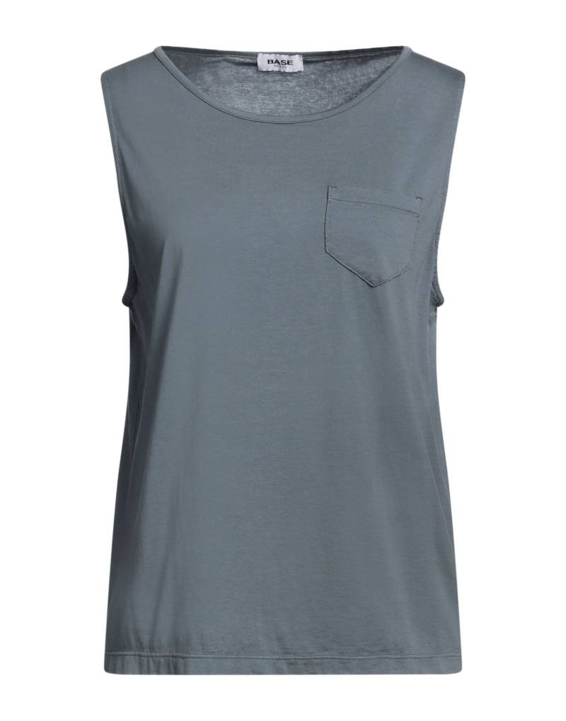 BASE MILANO Tank Top Damen Grau von BASE MILANO