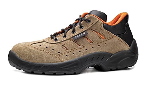 B165 ZAPATO BEIGE SMART S1P SRC-T48 von BASE Protection