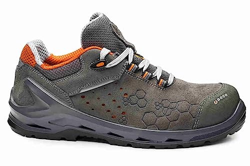 Sicherheitsschuhe S1P ESD SRC Zehenkappe slimcup Base I-Tool, grau, 43 EU von BASE Protection