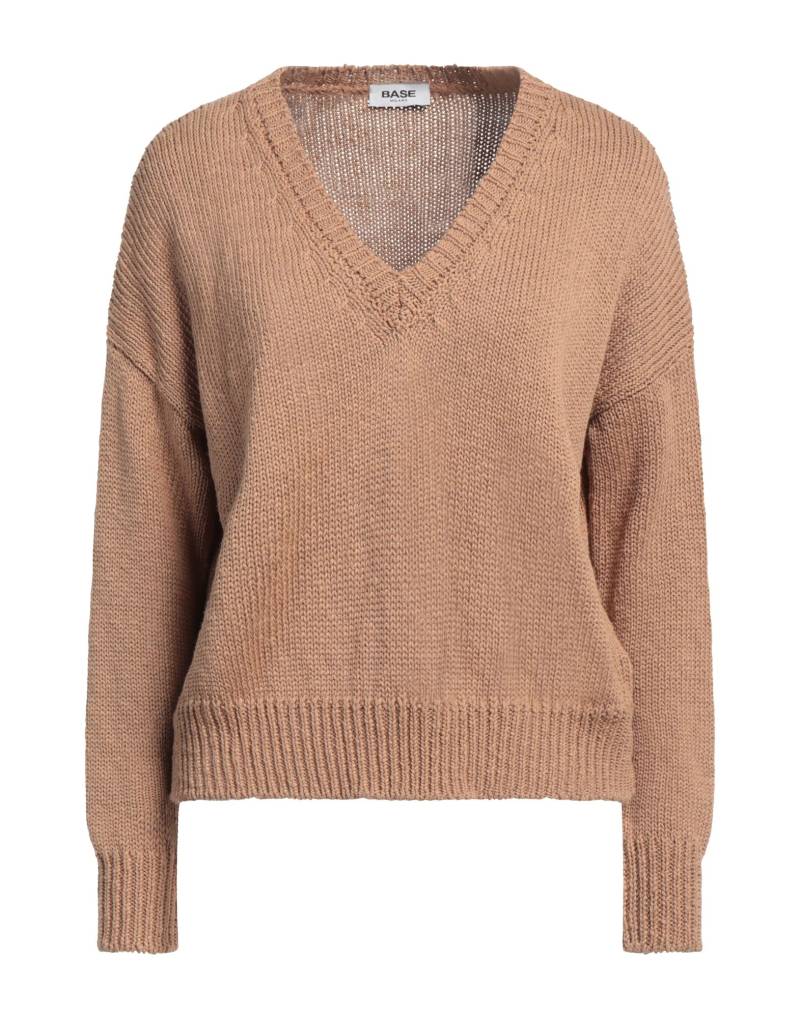 BASE MILANO Pullover Damen Kamel von BASE MILANO