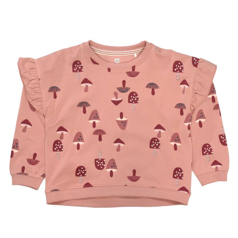 BASEFIELD - BASEFIELD Sweatshirt mit Allover-Print light indian red aop von BASEFIELD