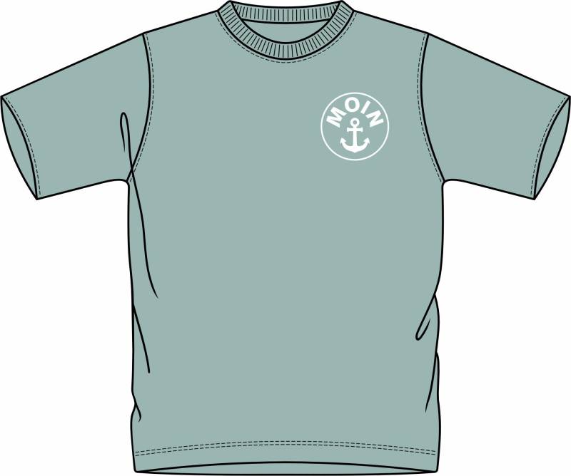 BASEFIELD - Da.-T-Shirt mn cool salbei - Gr. - S von BASEFIELD