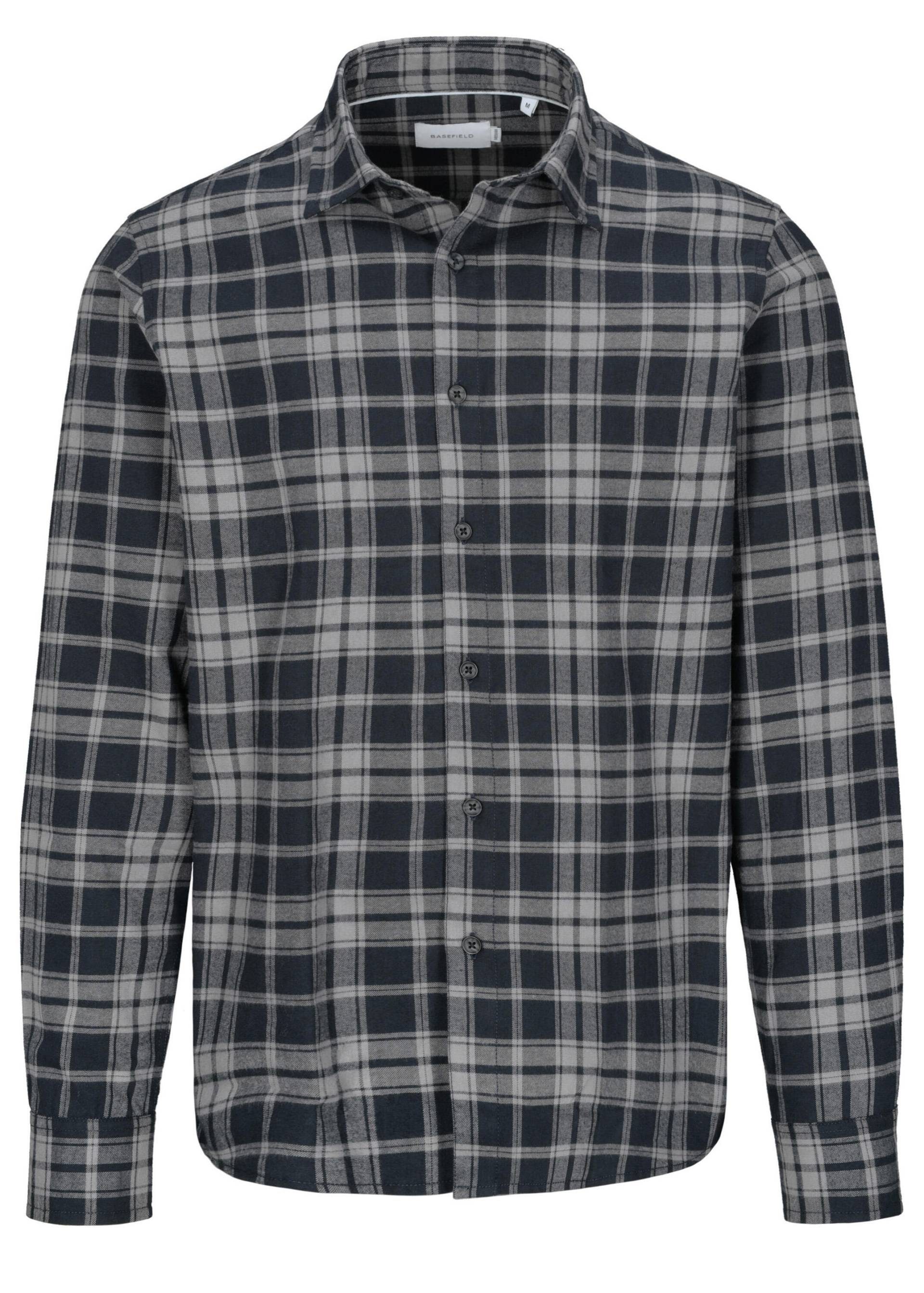 BASEFIELD - He.-Freizeithemd 1/1 Arm night blue - Gr. - XL von BASEFIELD