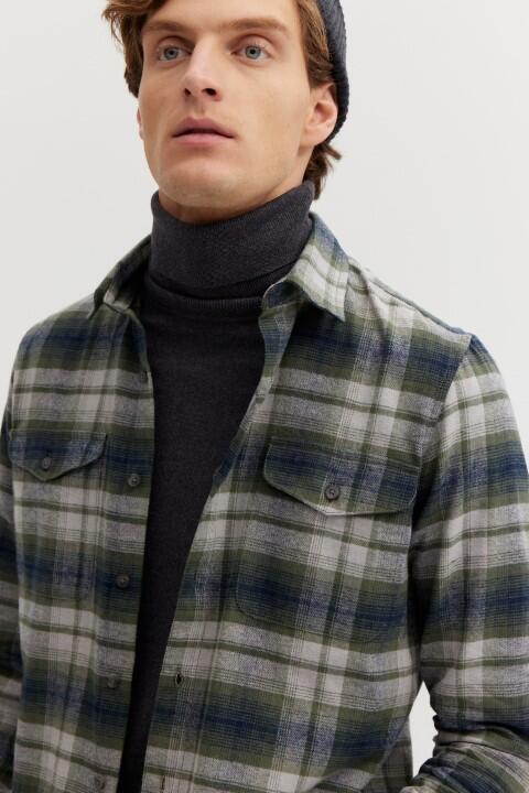 BASEFIELD - He.-Freizeithemd 1/1 green chrome - Gr. - M von BASEFIELD