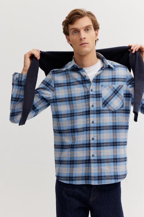 BASEFIELD - He.-Freizeithemd 1/1 grey - Gr. - 3XL von BASEFIELD