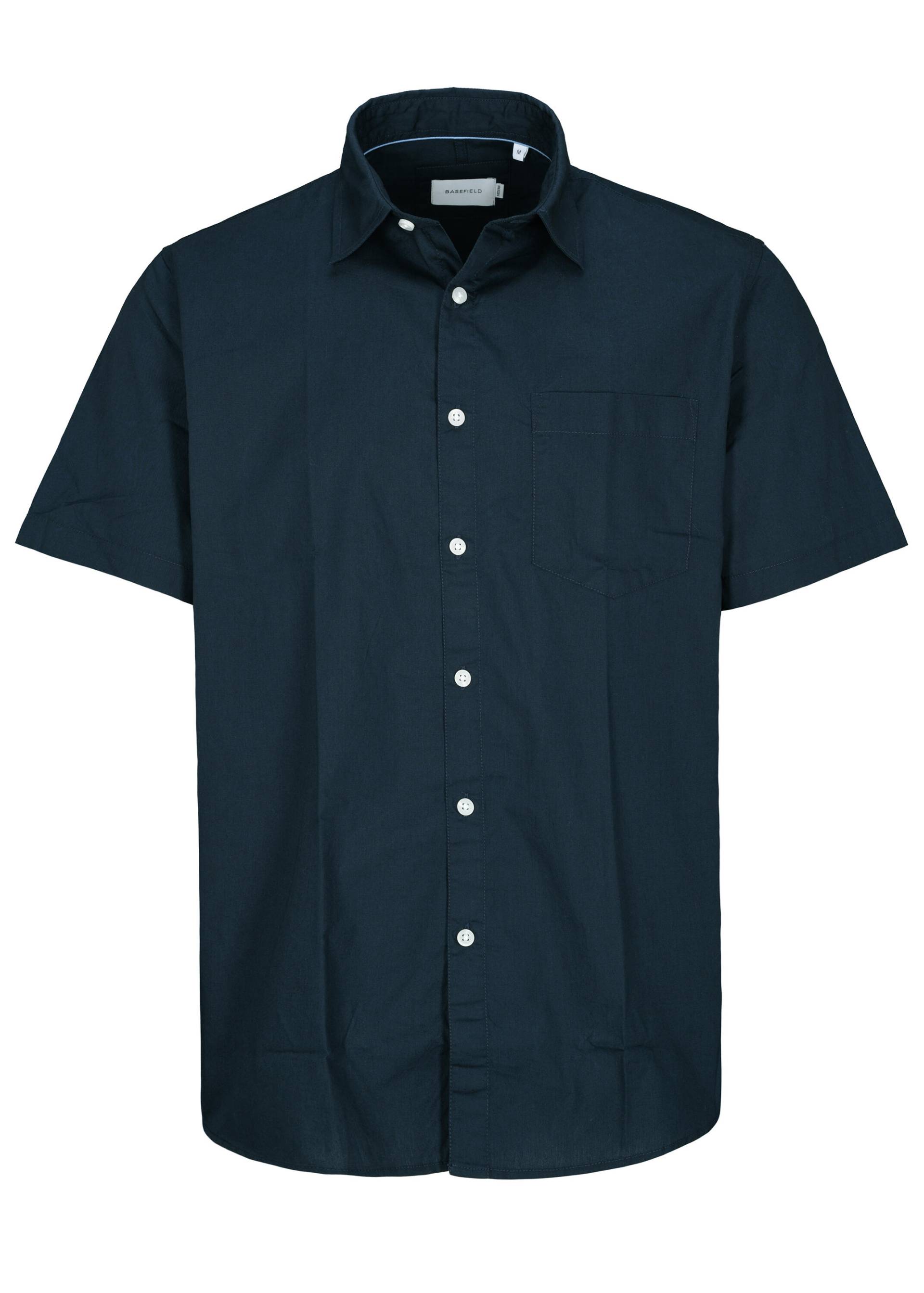 BASEFIELD - He.-Freizeithemd 1/2 Arm night blue - Gr. - XL von BASEFIELD