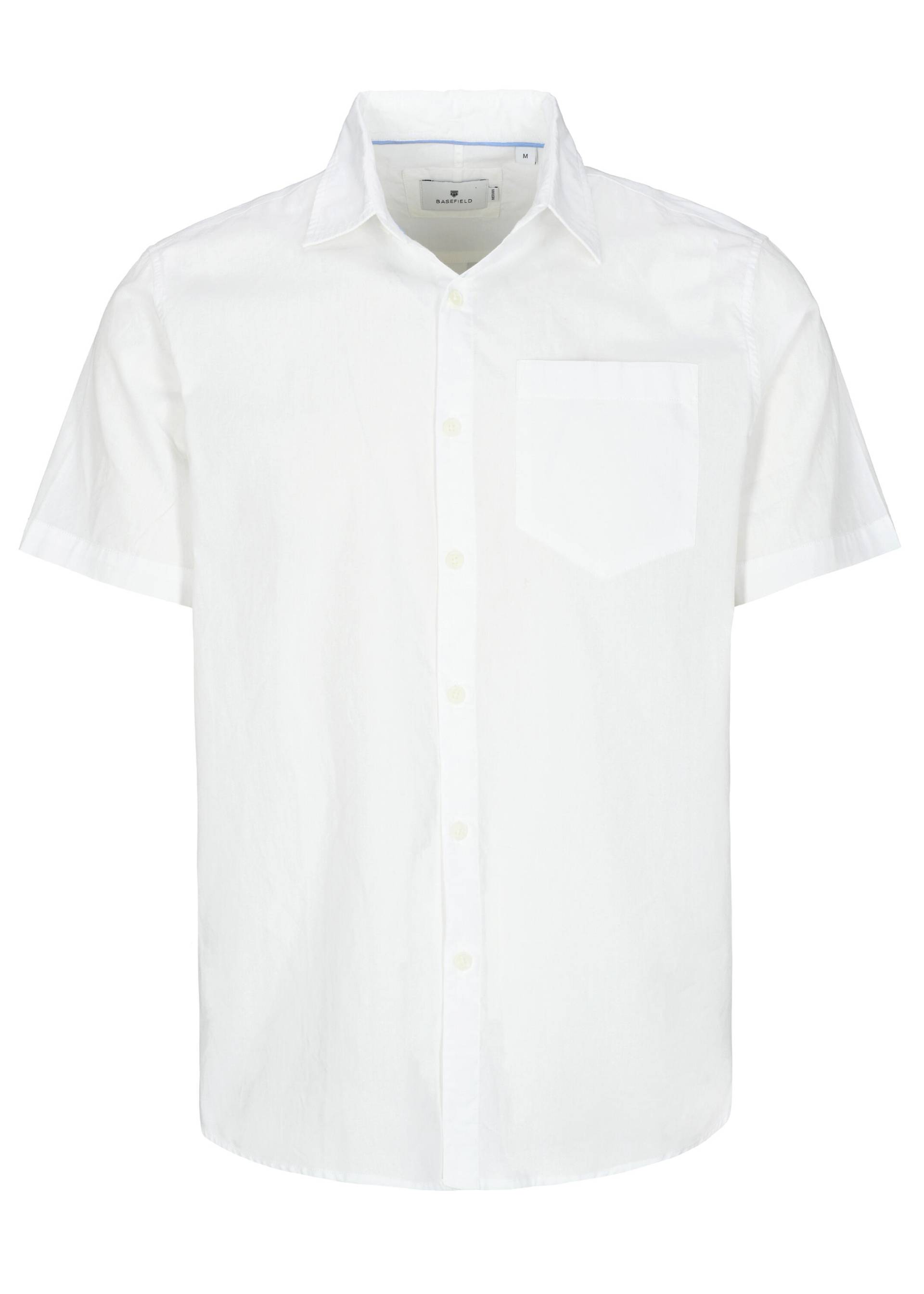 BASEFIELD - He.-Freizeithemd 1/2 Arm white - Gr. - L von BASEFIELD