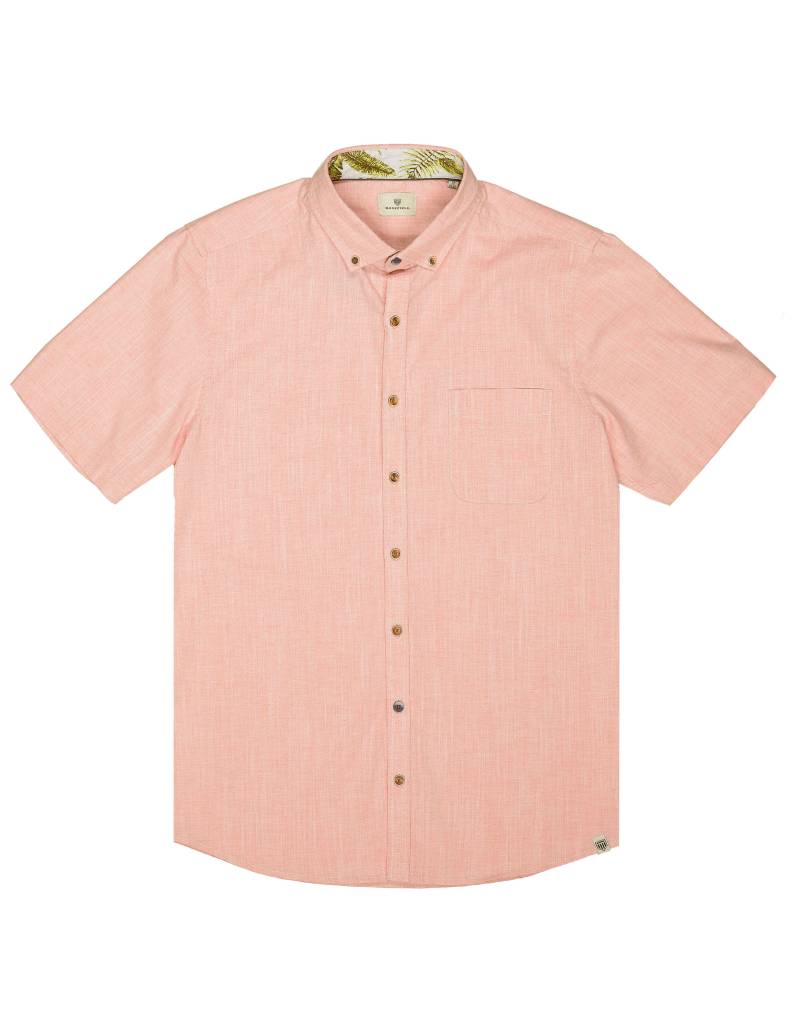 BASEFIELD - He.-Freizeithemd 1/2 salmon - Gr. - M von BASEFIELD