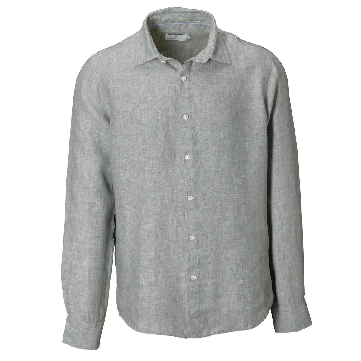 BASEFIELD - He.-Leinenhemd 1/1 fern green - Gr. - 3XL von BASEFIELD