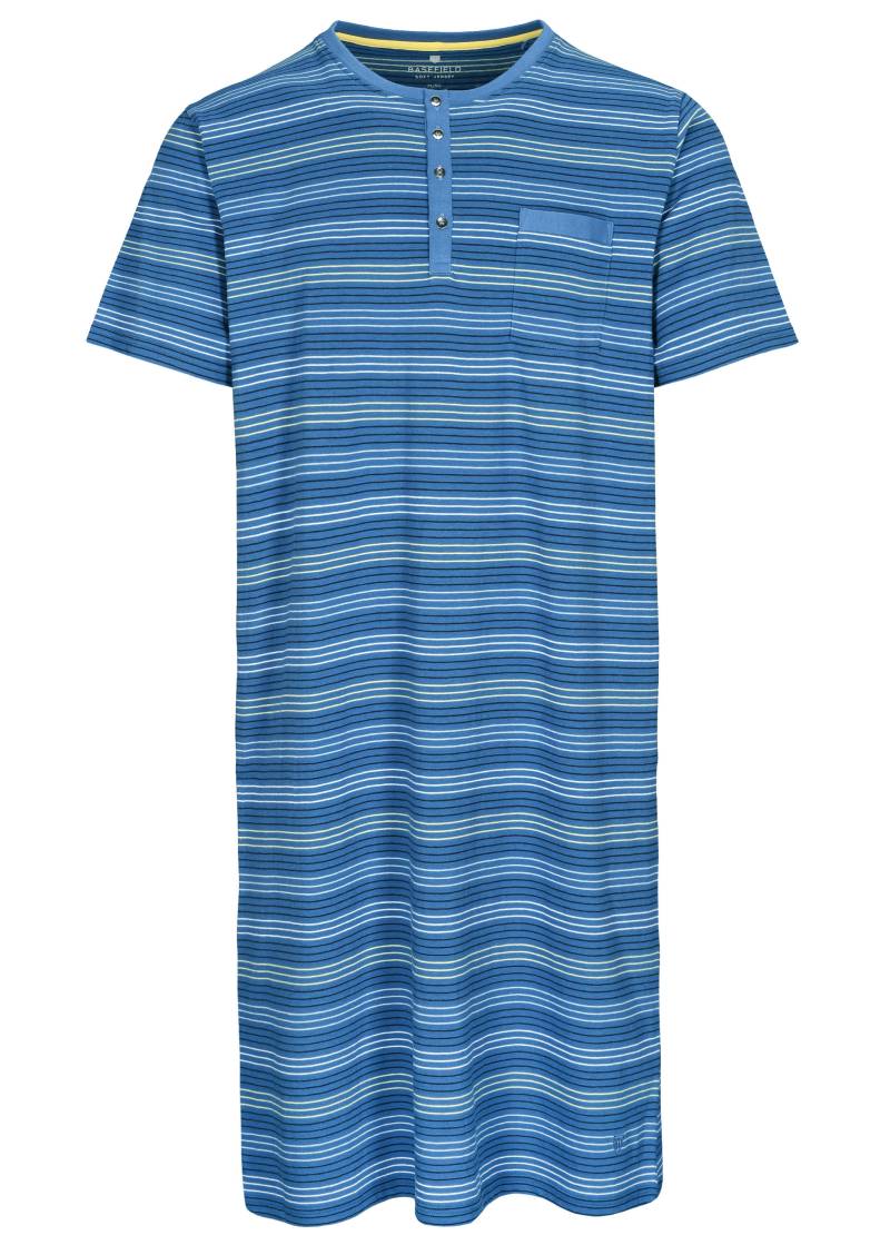 BASEFIELD - He.-Nachthemd denim stripe - Gr. - XL von BASEFIELD