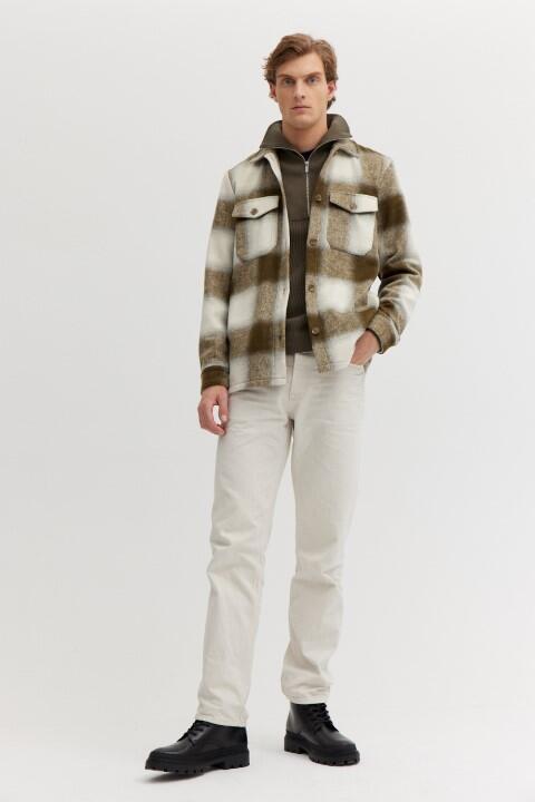 BASEFIELD - He.-Overshirt 1/1 Arm green chrome - Gr. - M von BASEFIELD