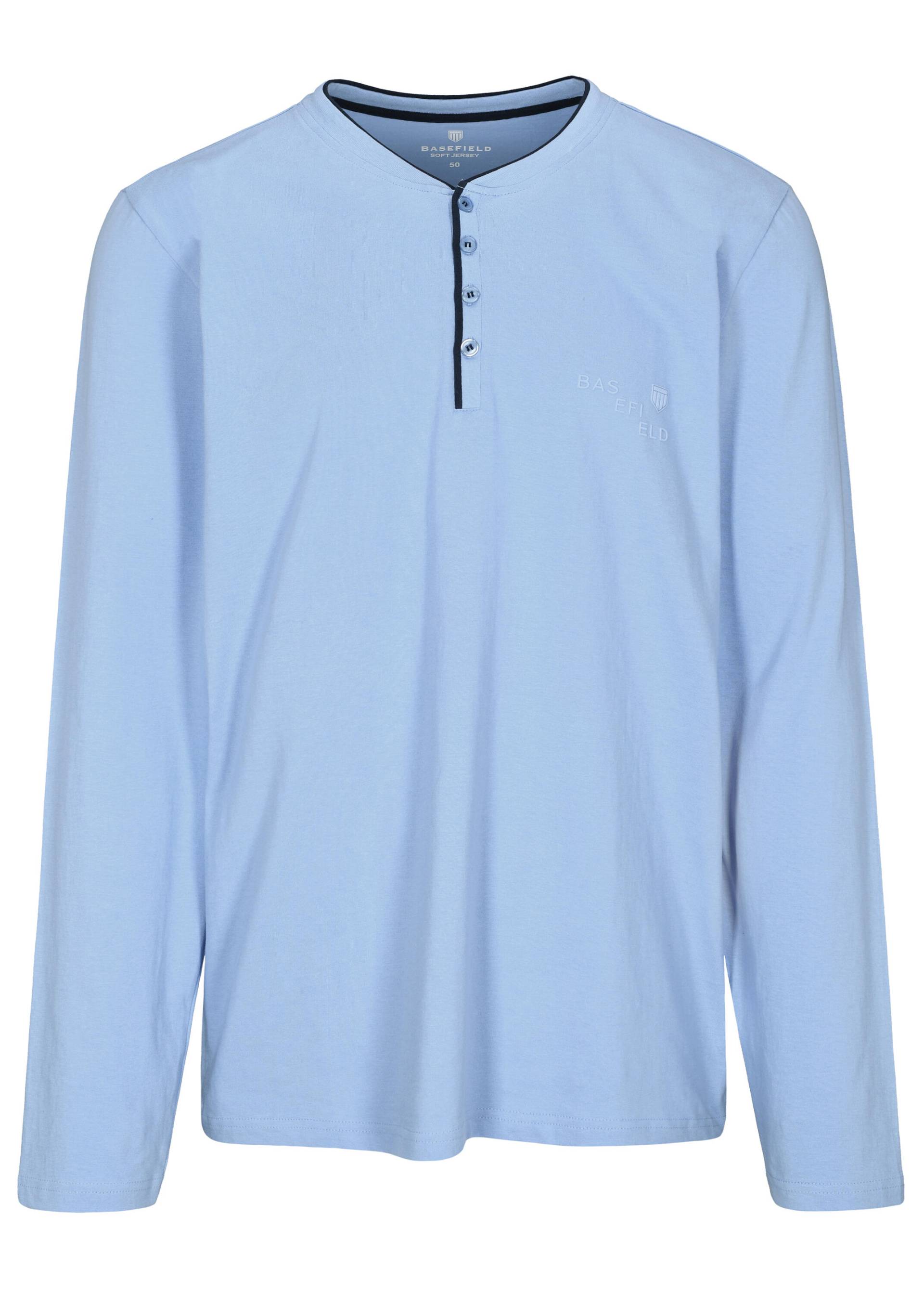 BASEFIELD - He.-Shirt Soft Wash sky - Gr. - L von BASEFIELD