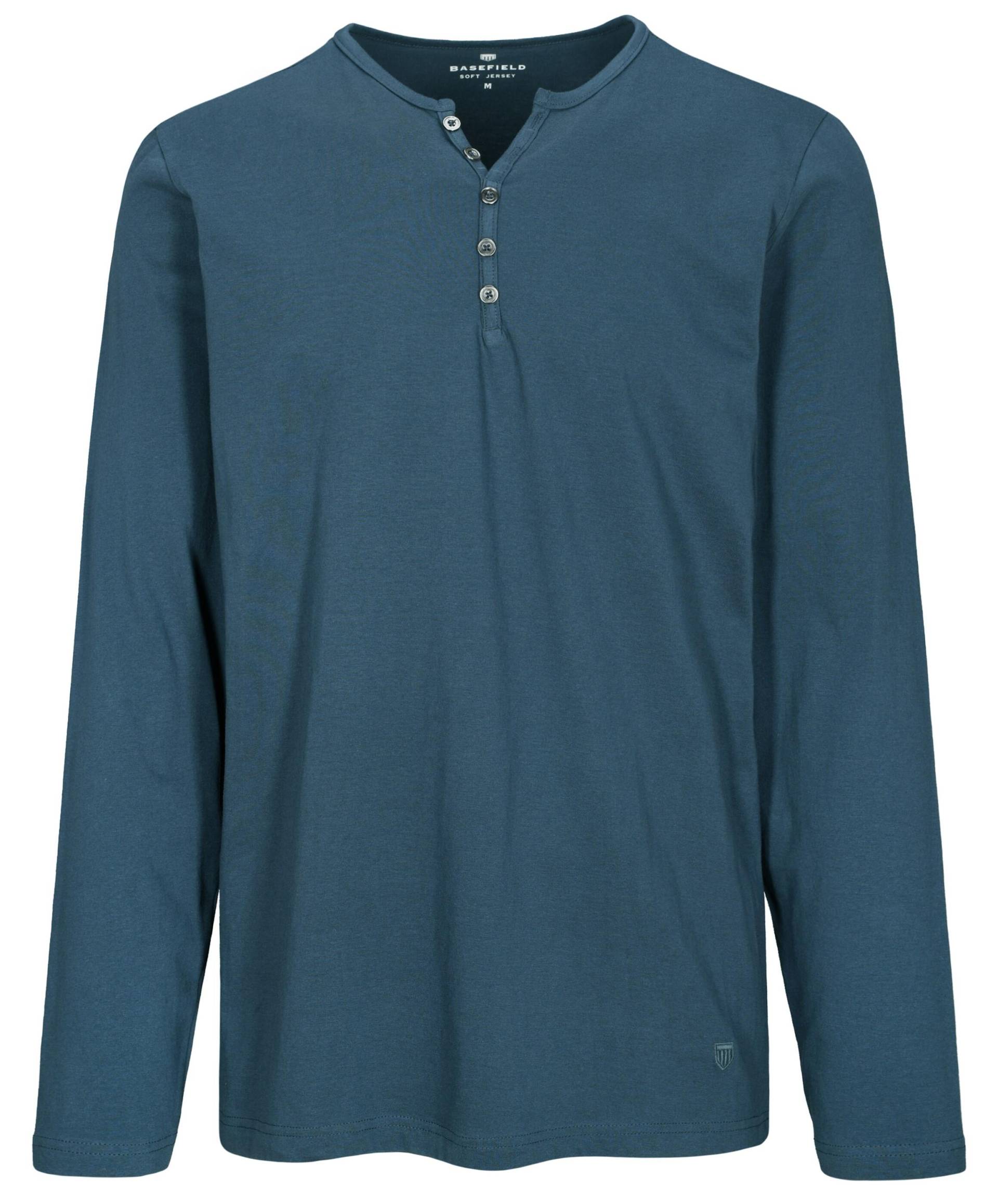 BASEFIELD - He.-Shirt Uni ink - Gr. - 3XL von BASEFIELD