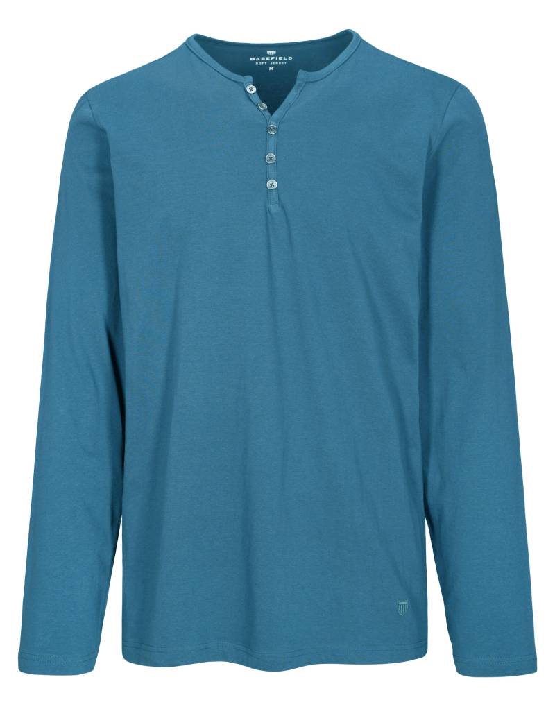 BASEFIELD - He.-Shirt Uni steel - Gr. - 3XL von BASEFIELD