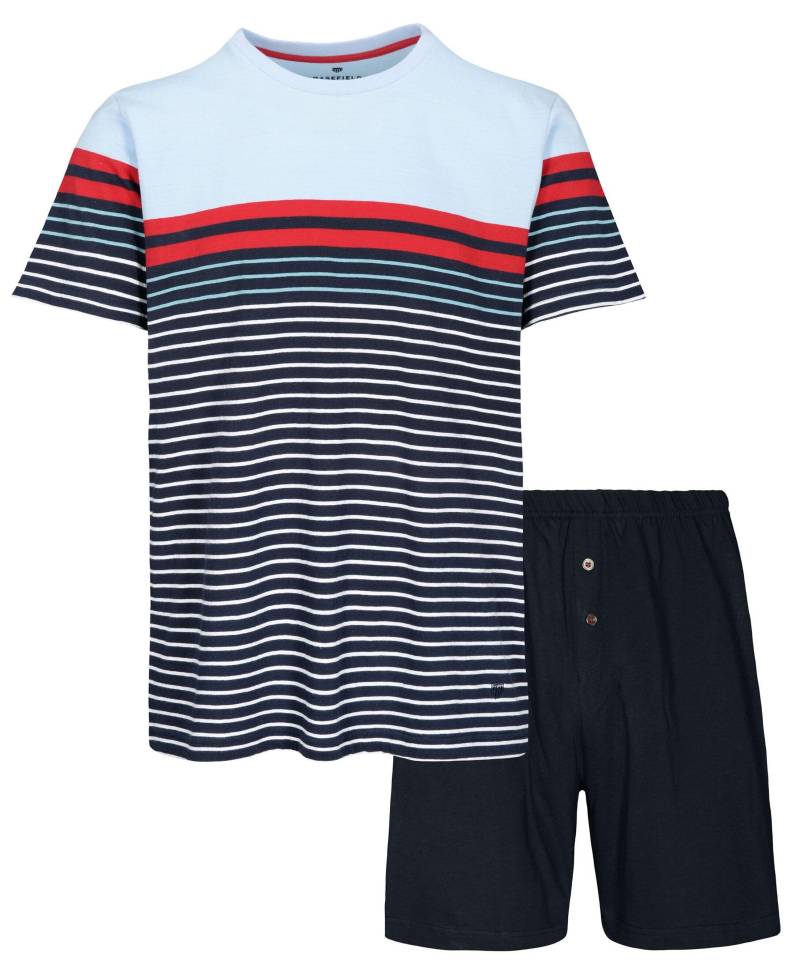 BASEFIELD - He.-Shorty Ringel indigo/red/sky - Gr. - 3XL von BASEFIELD