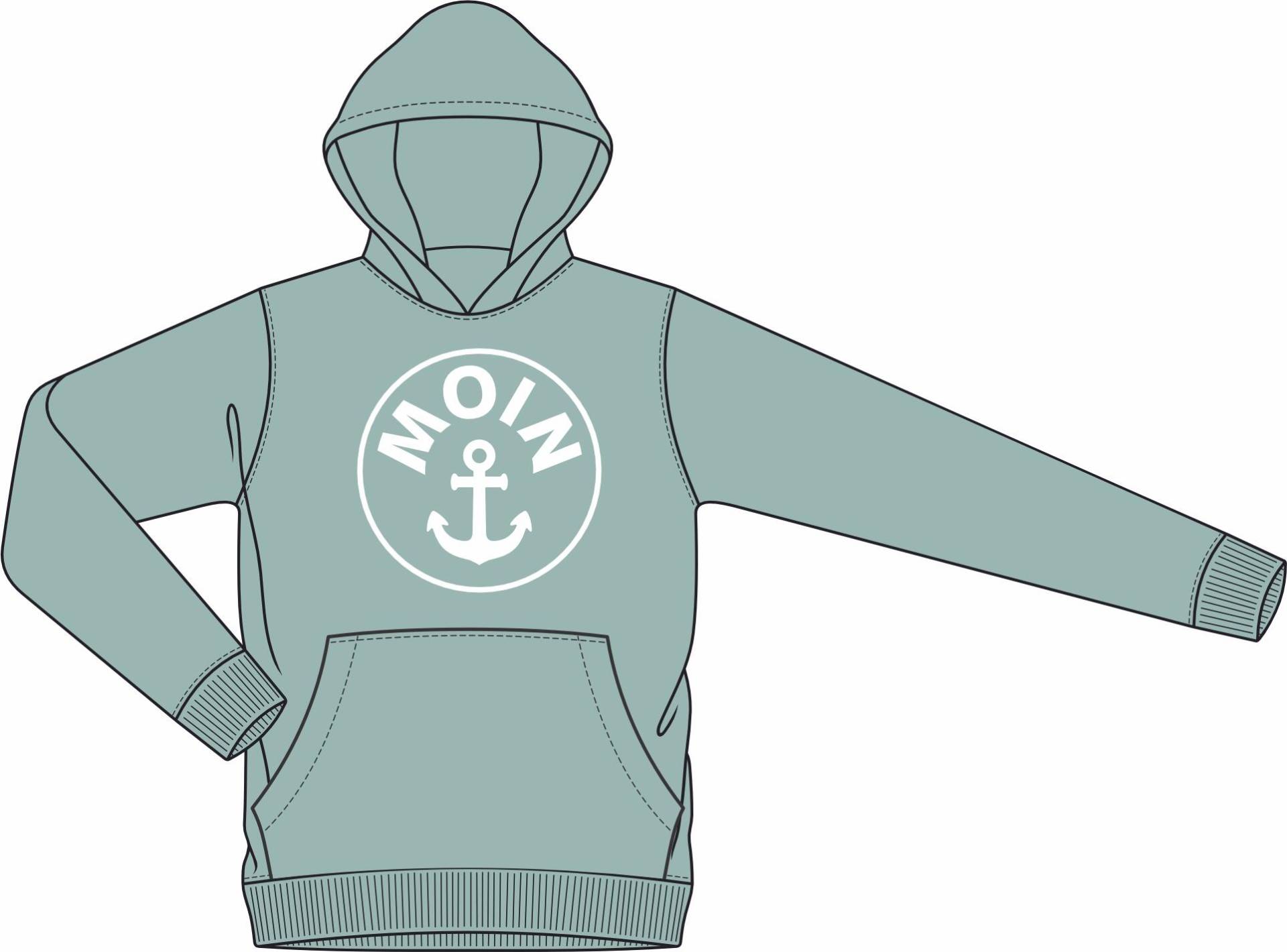 BASEFIELD - Hoodie mn cool salbei - Gr. - M von BASEFIELD