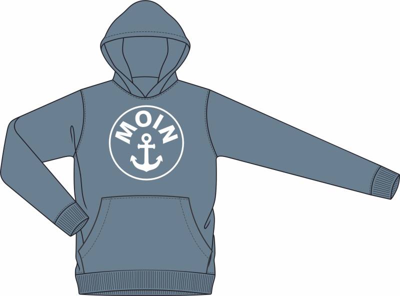 BASEFIELD - Hoodie mn storm blue - Gr. - M von BASEFIELD