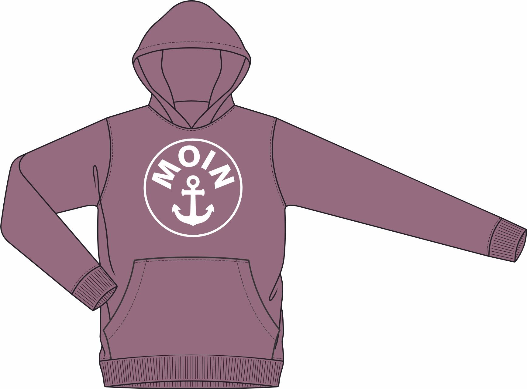 BASEFIELD - Ki.-Hoodie mn berry - Gr. - 164 von BASEFIELD