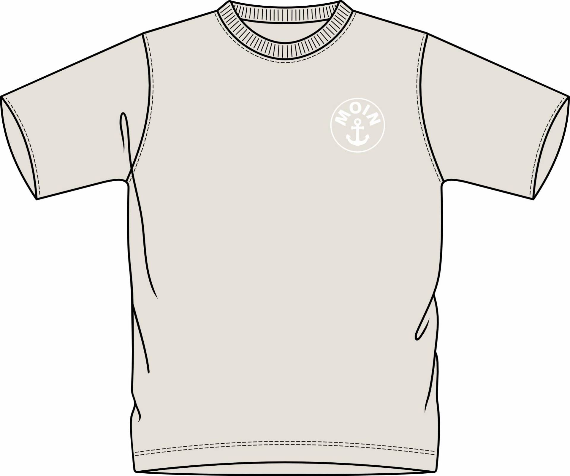 BASEFIELD - Ki.-T-Shirt mn soft sand - Gr. - 176 von BASEFIELD