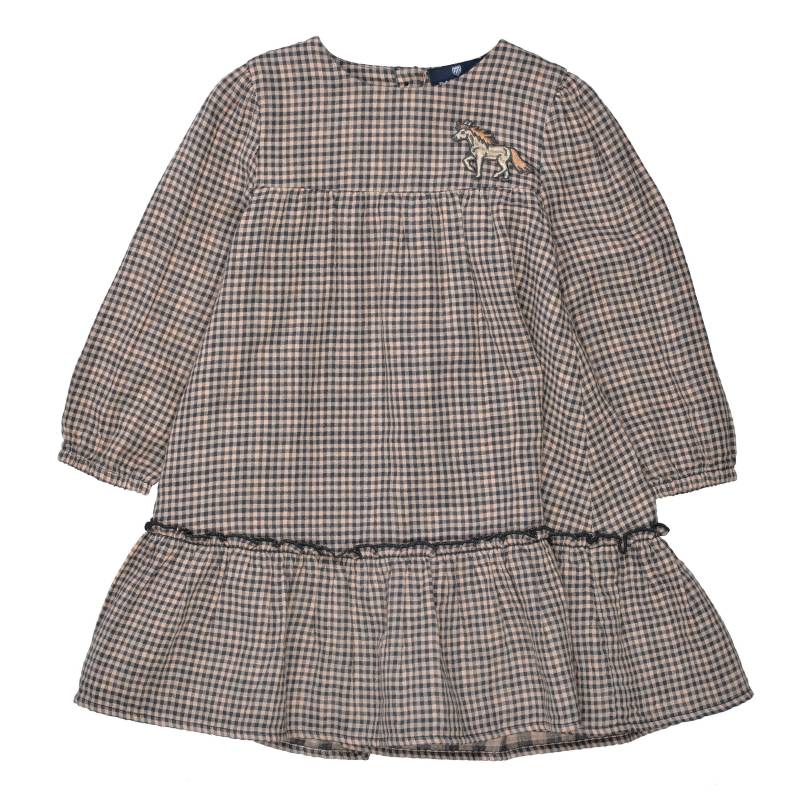 BASEFIELD - Kleid im Karo-Design peach check von BASEFIELD