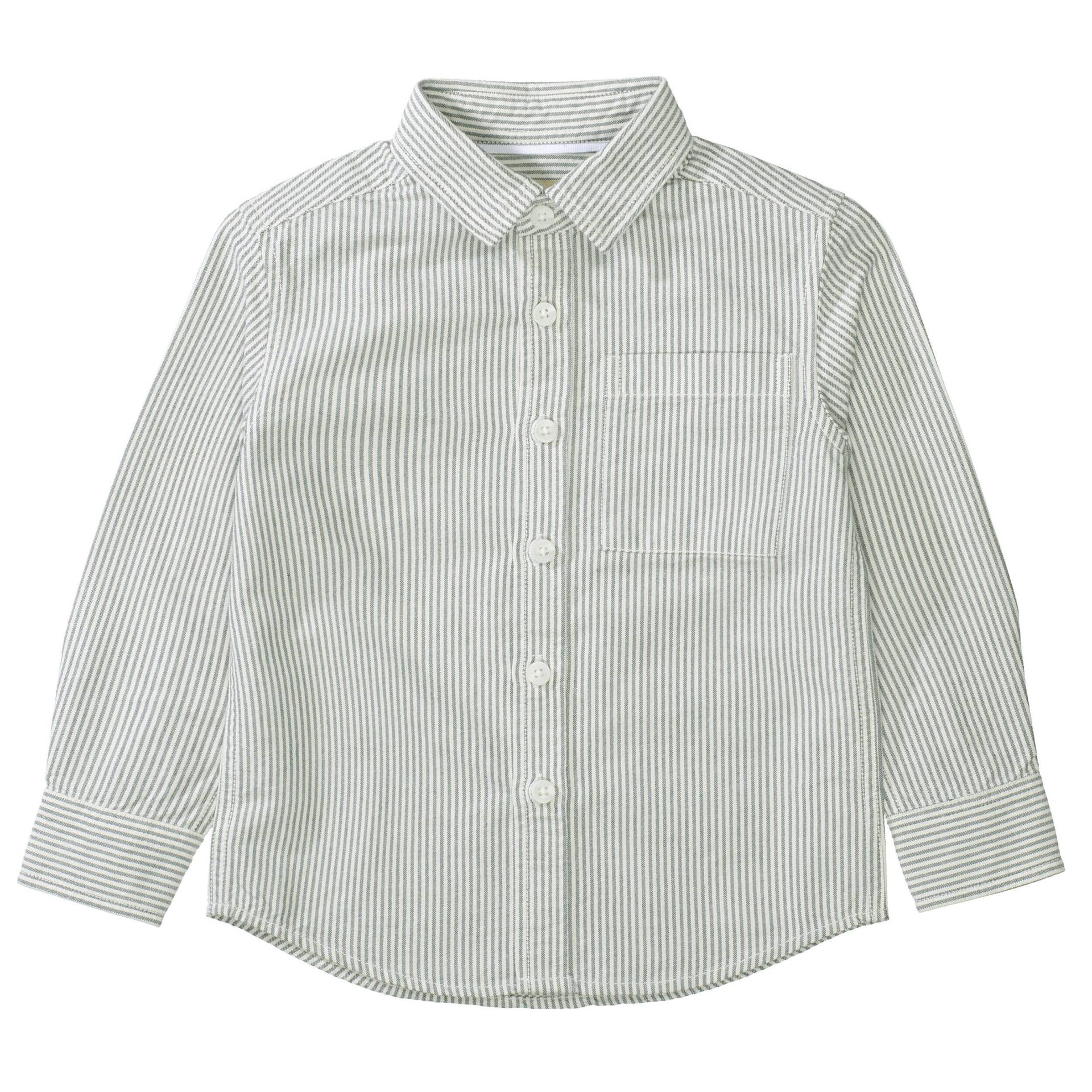 BASEFIELD - Kn.-Hemd dark graphit str. von BASEFIELD