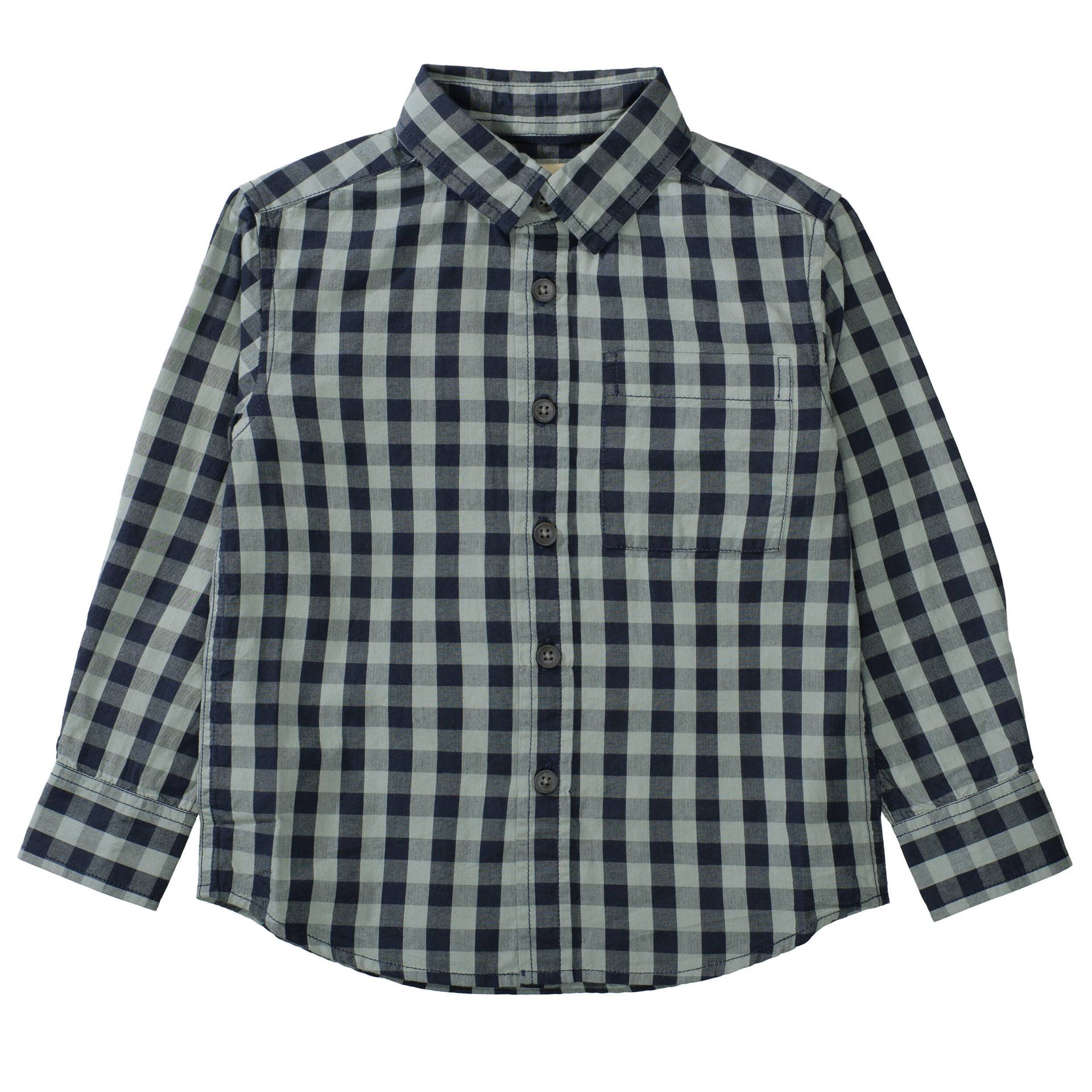 BASEFIELD - Kn.-Hemd deep mint check von BASEFIELD