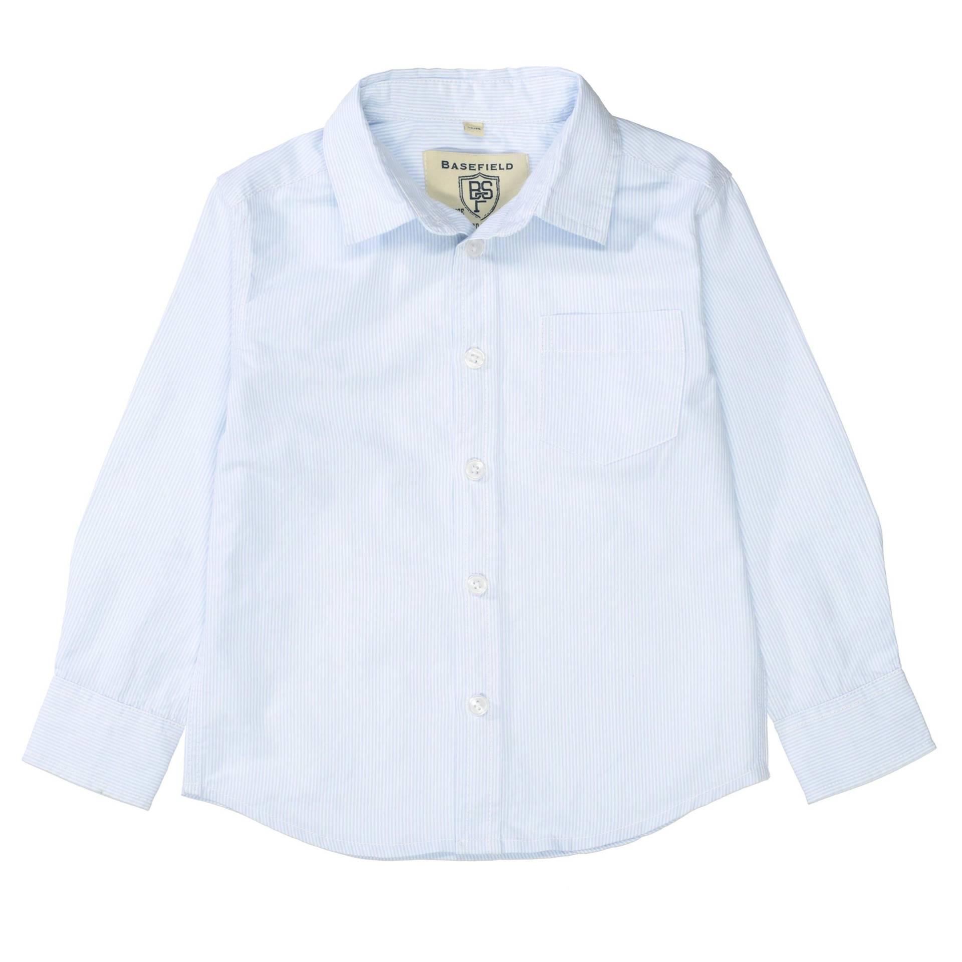 BASEFIELD - Kn.-Hemd pale blue str. von BASEFIELD