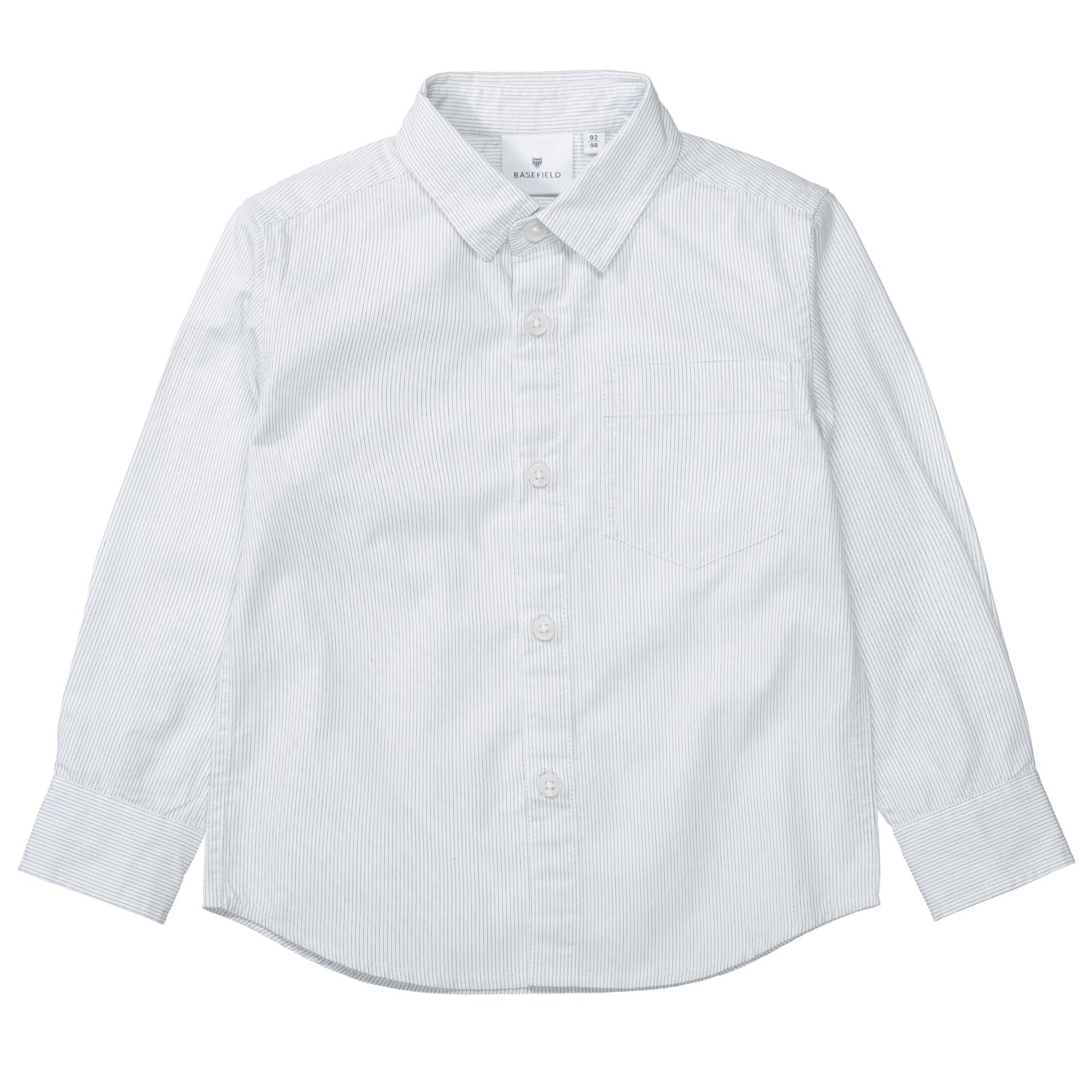 BASEFIELD - Kn.-Hemd white str. von BASEFIELD