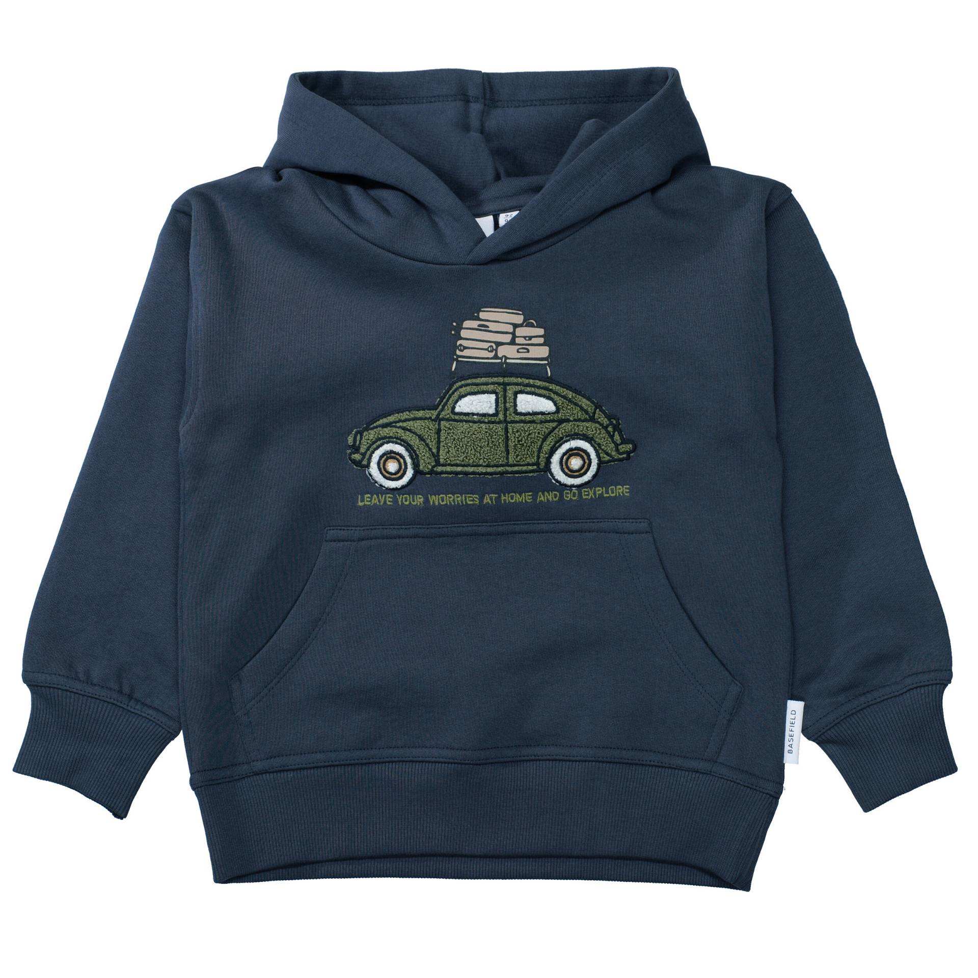BASEFIELD - Kn.-Hoodie dark blue von BASEFIELD