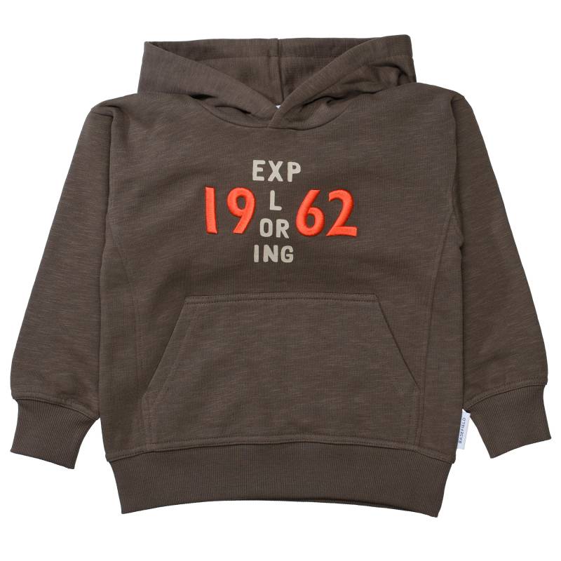 BASEFIELD - Kn.-Hoodie dark brown von BASEFIELD