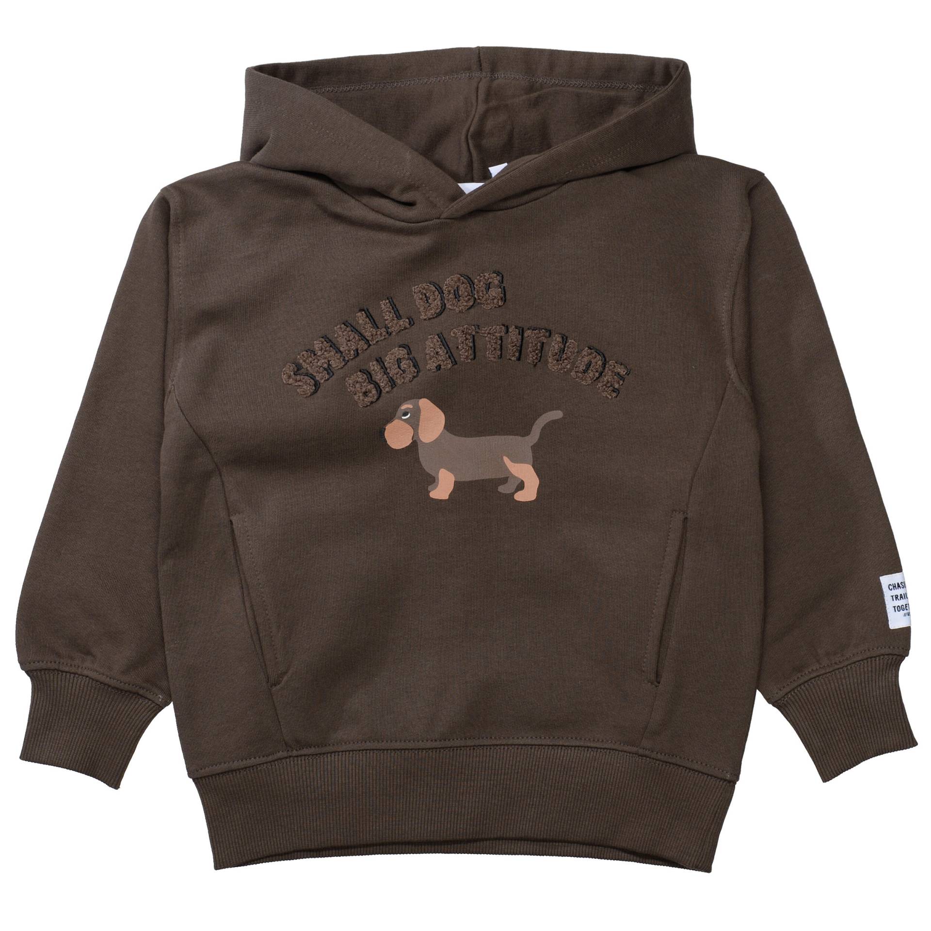 BASEFIELD - Kn.-Hoodie deep brown von BASEFIELD
