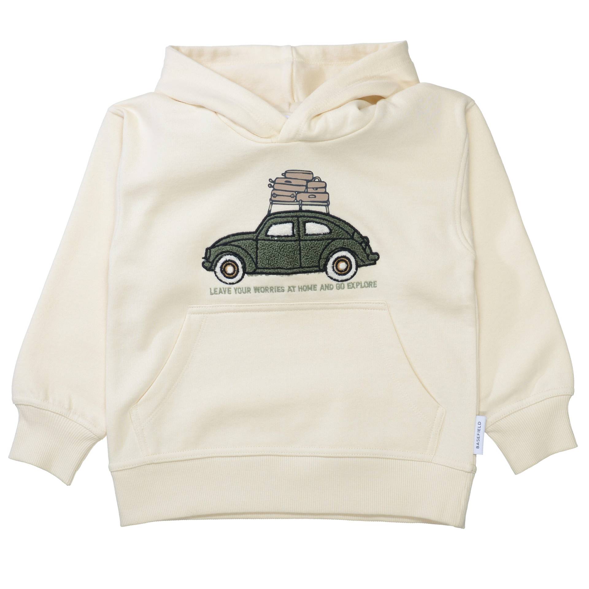 BASEFIELD - Kn.-Hoodie eggshell von BASEFIELD