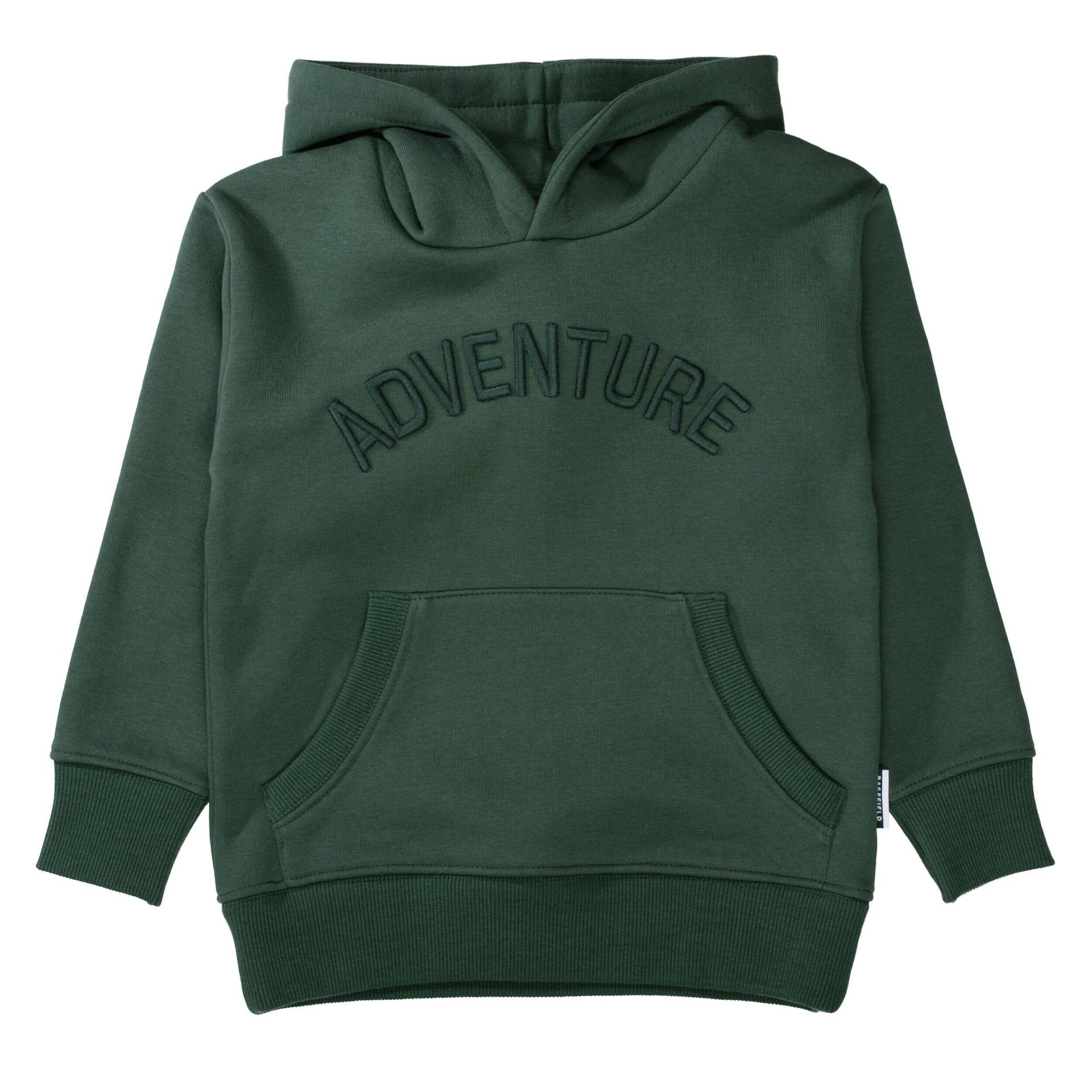 BASEFIELD - Kn.-Hoodie oversized emerald von BASEFIELD