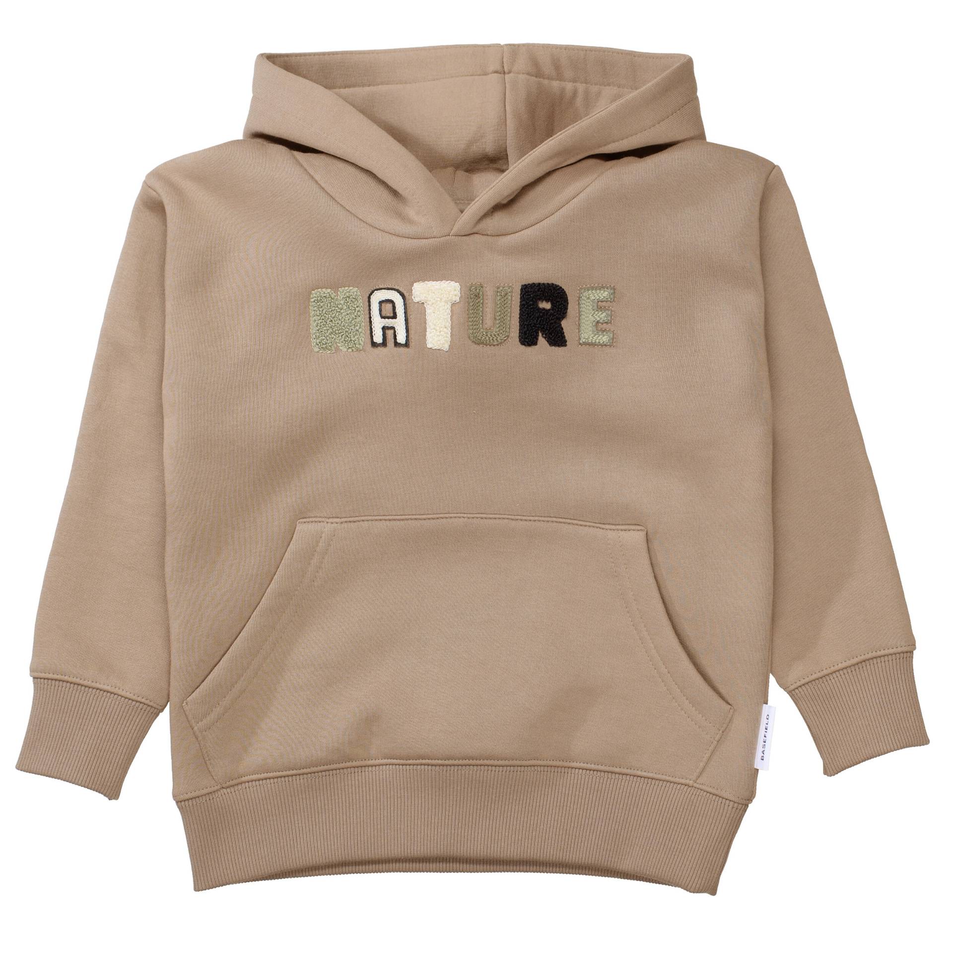 BASEFIELD - Kn.-Hoodie soft brown von BASEFIELD