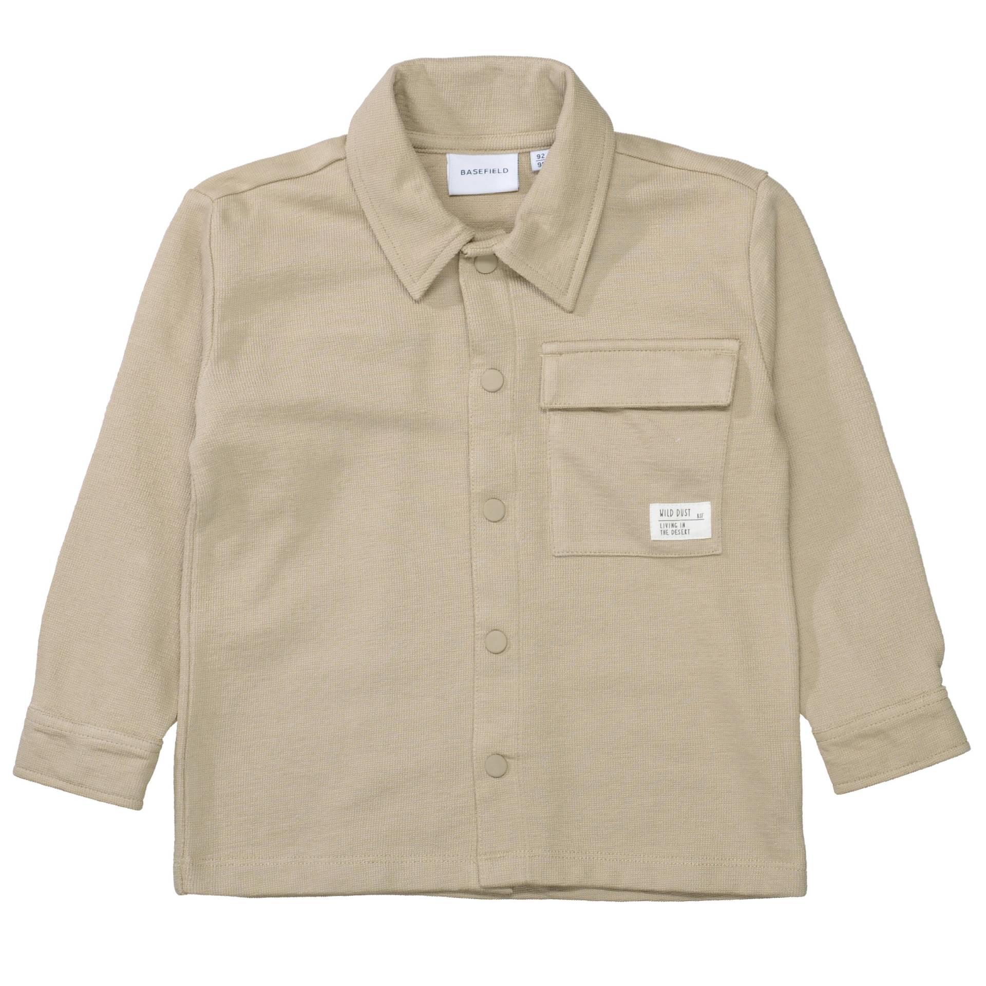 BASEFIELD - Kn.-Jersey Overshirt dark nature von BASEFIELD