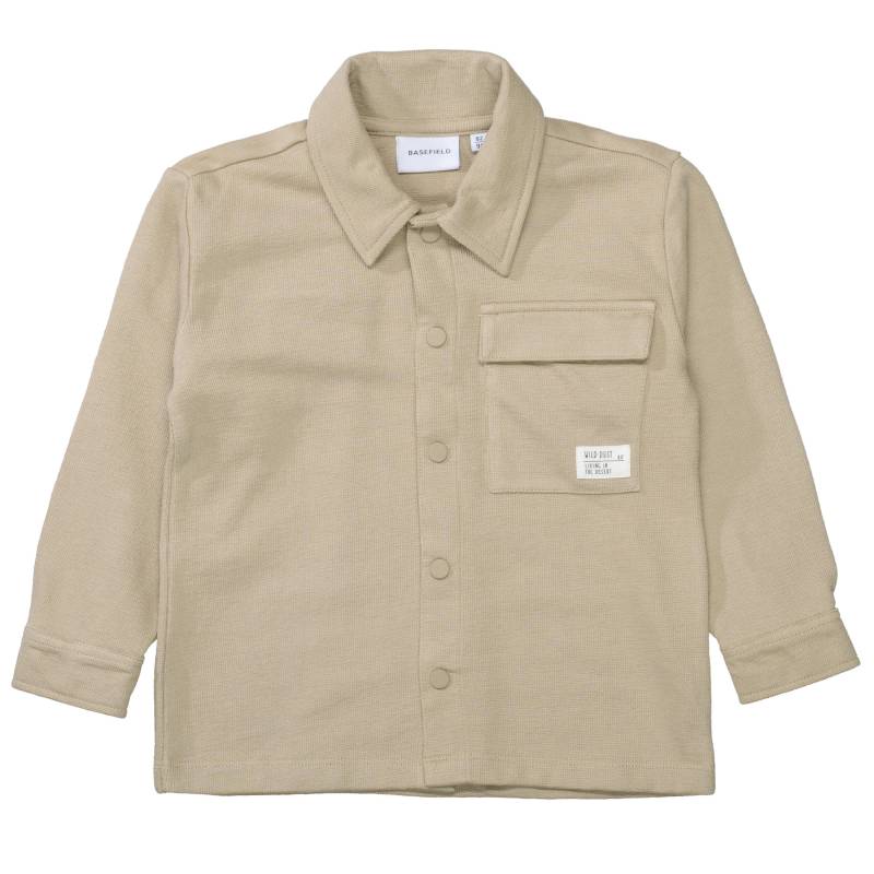 BASEFIELD - Kn.-Jersey Overshirt dark nature von BASEFIELD