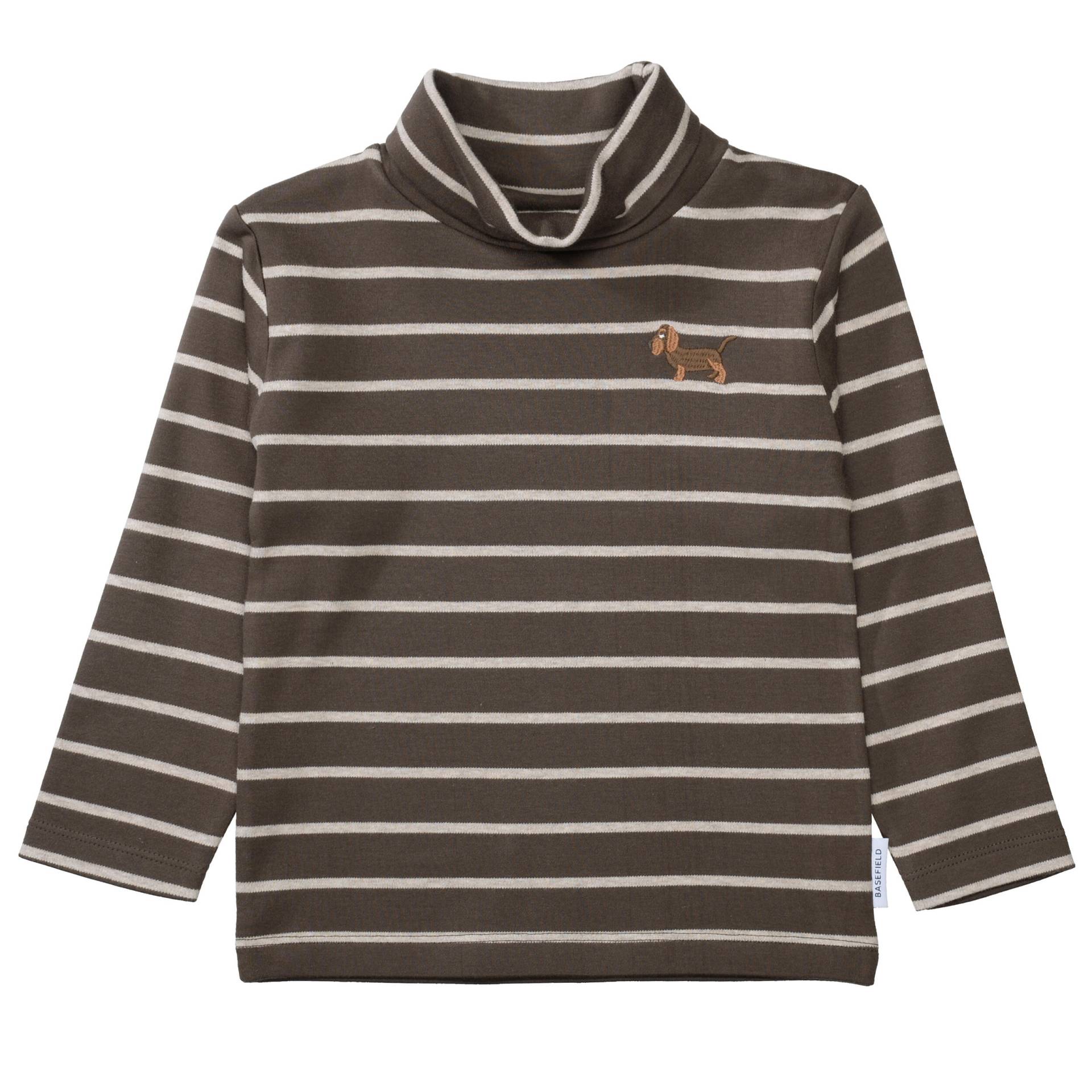 BASEFIELD - Kn.-Shirt, turtleneck deep brown von BASEFIELD