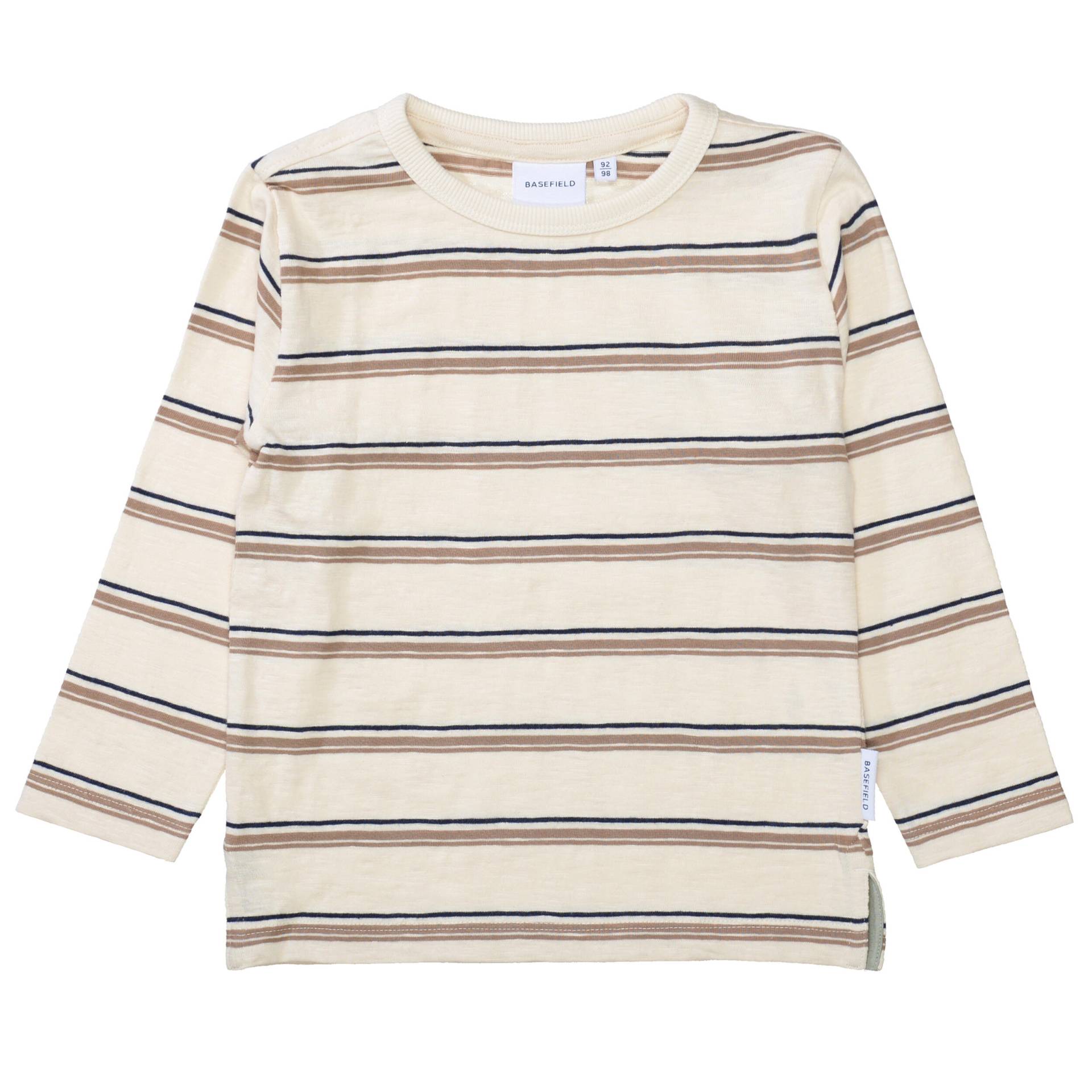 BASEFIELD - Kn.-Shirt eggshell str. von BASEFIELD