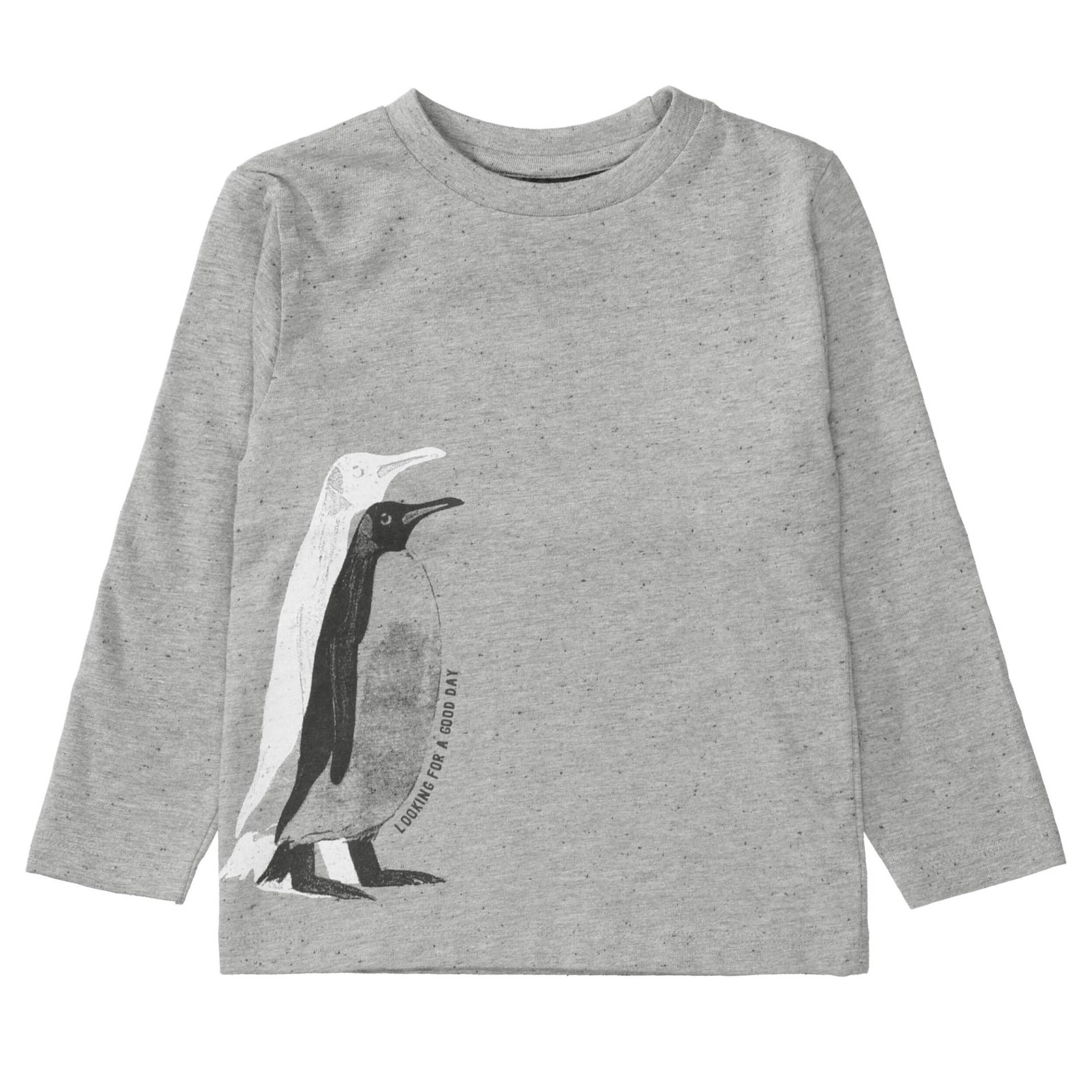 BASEFIELD - Kn.-Shirt grey mel nappy von BASEFIELD