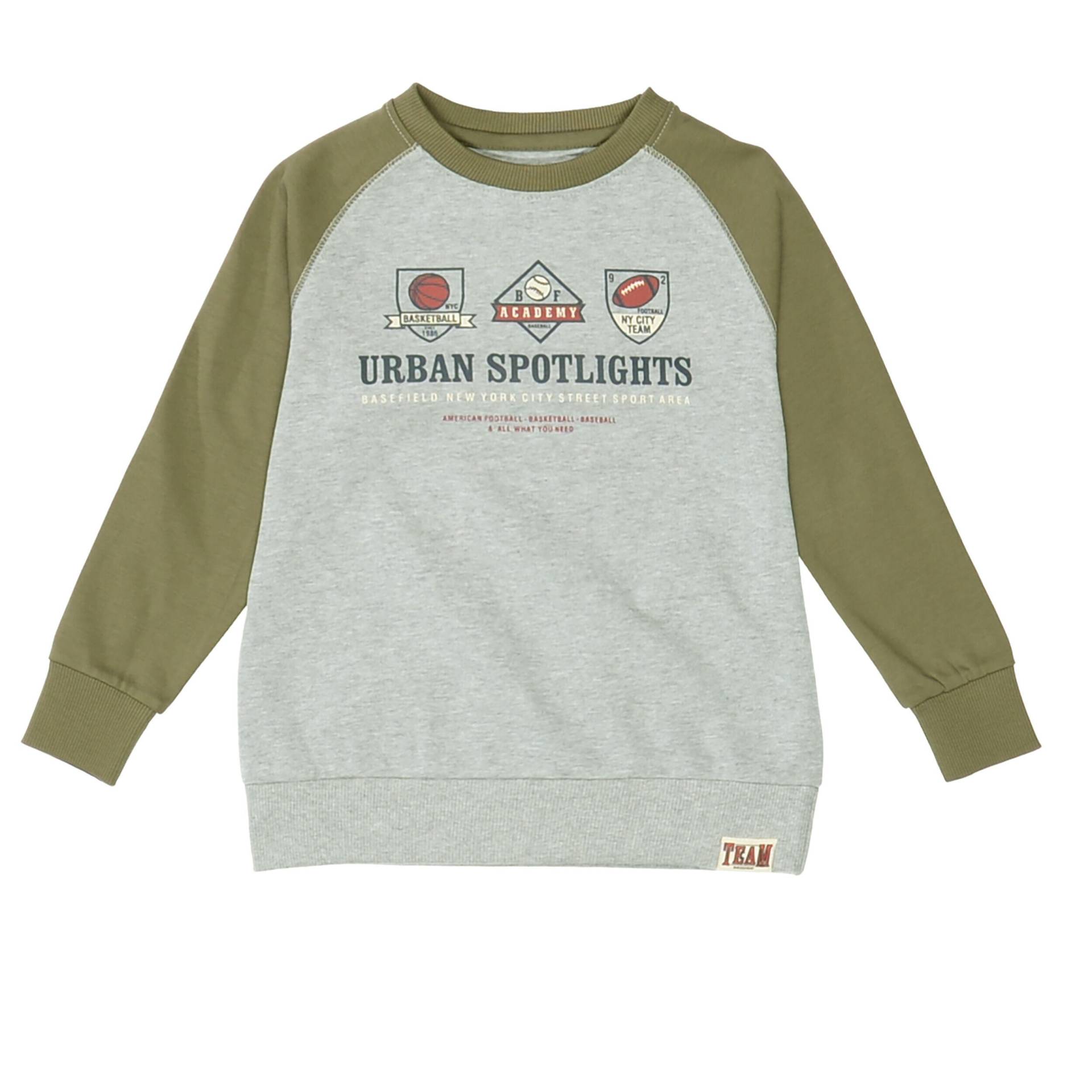 BASEFIELD - Kn.-Shirt grey mel. von BASEFIELD