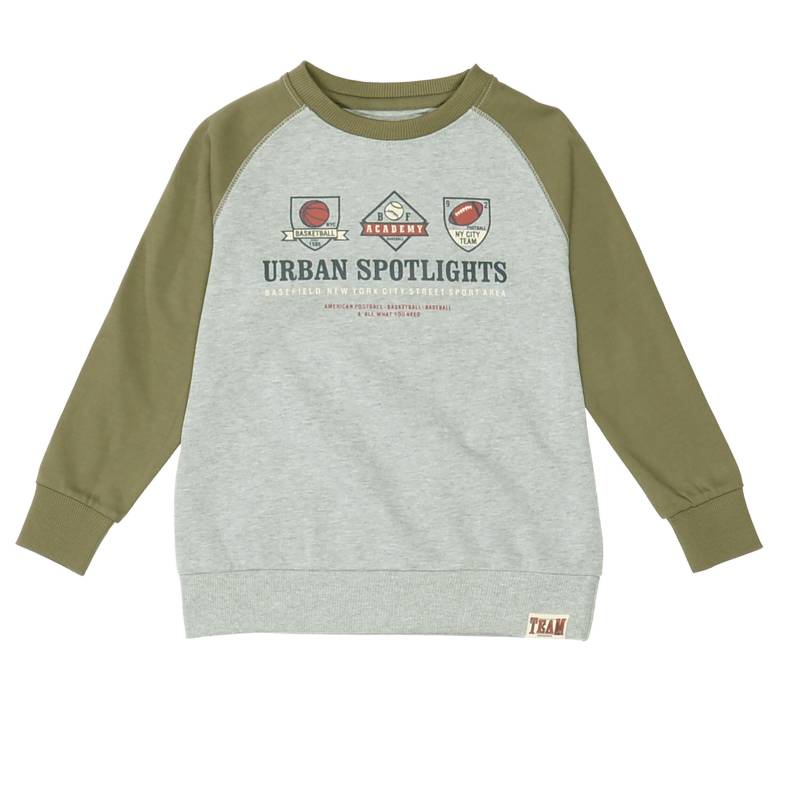 BASEFIELD - Kn.-Shirt grey mel. von BASEFIELD