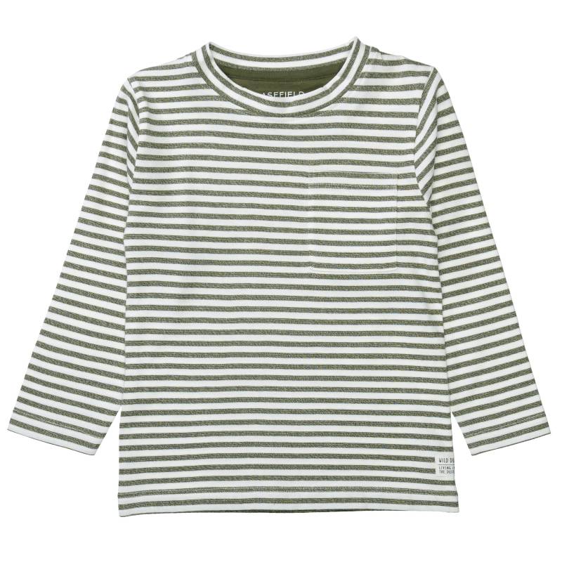 BASEFIELD - Kn.-Shirt olive green str. von BASEFIELD
