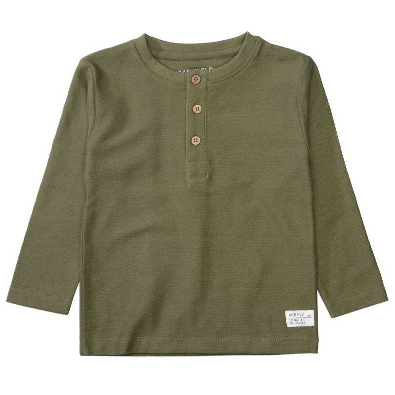BASEFIELD - Kn.-Shirt olive green von BASEFIELD