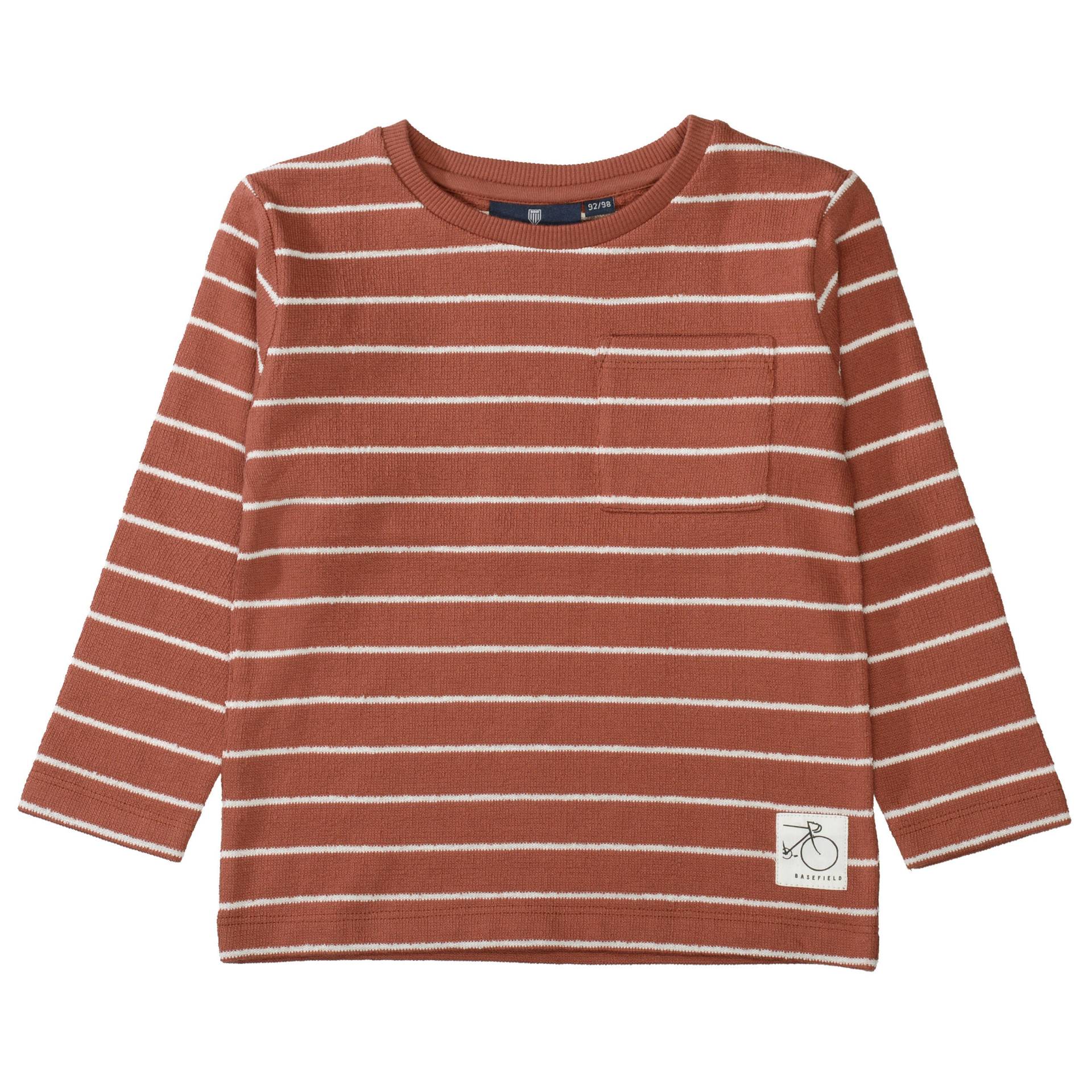 BASEFIELD - Kn.-Shirt rust str. von BASEFIELD
