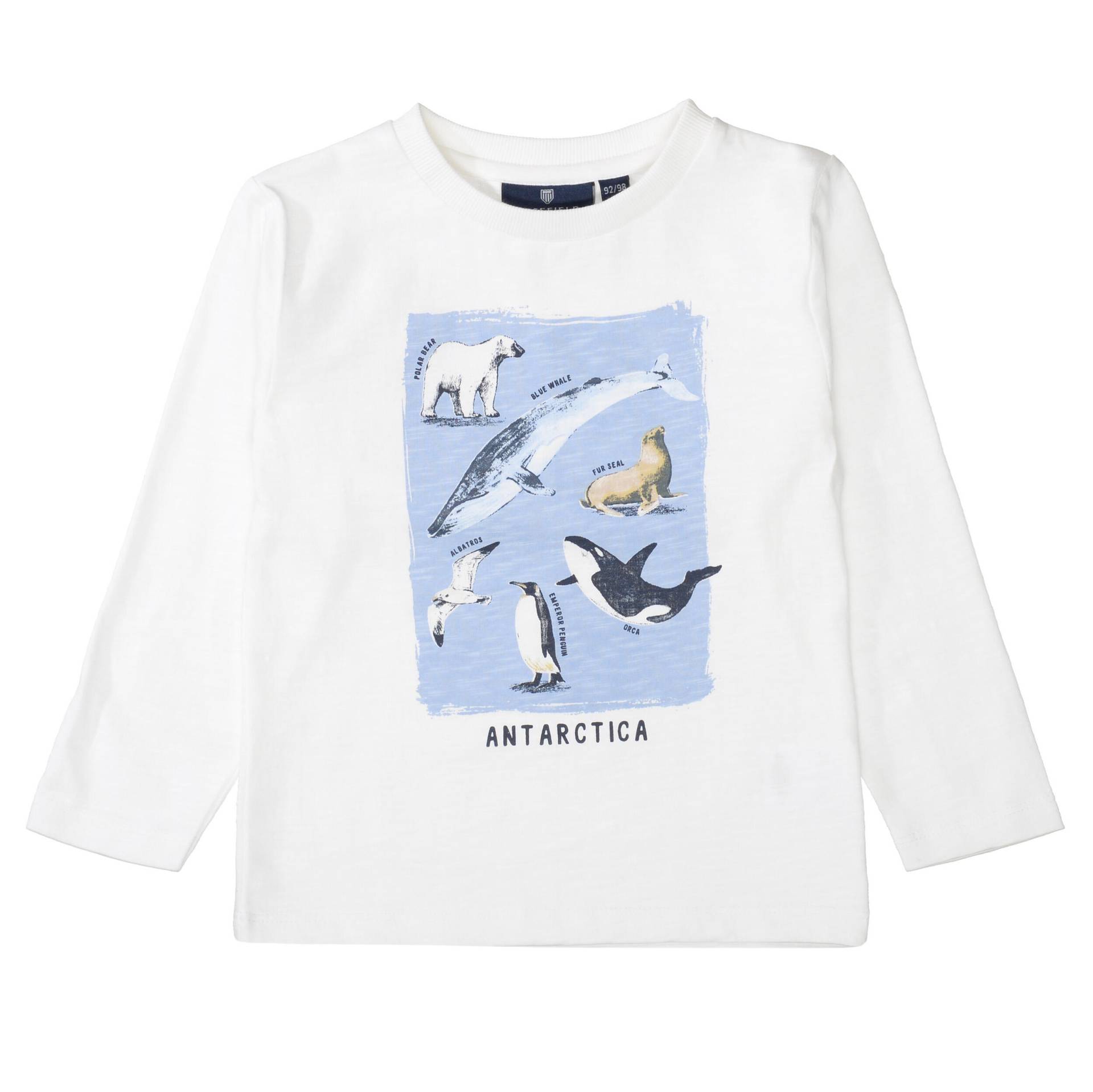 BASEFIELD - Kn.-Shirt soft white von BASEFIELD